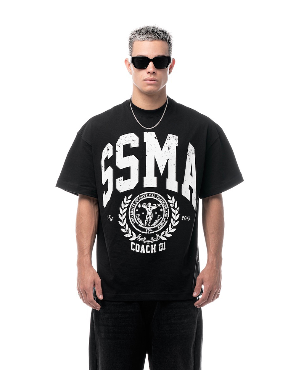SSMA PT UNIVERSITY T-SHIRT - BLACK
