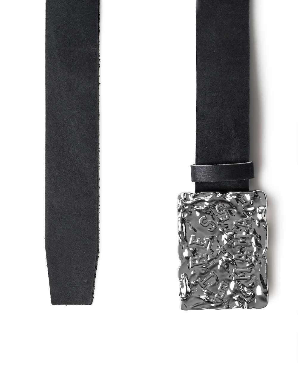 SSMA LEATHER BELT - BLACK