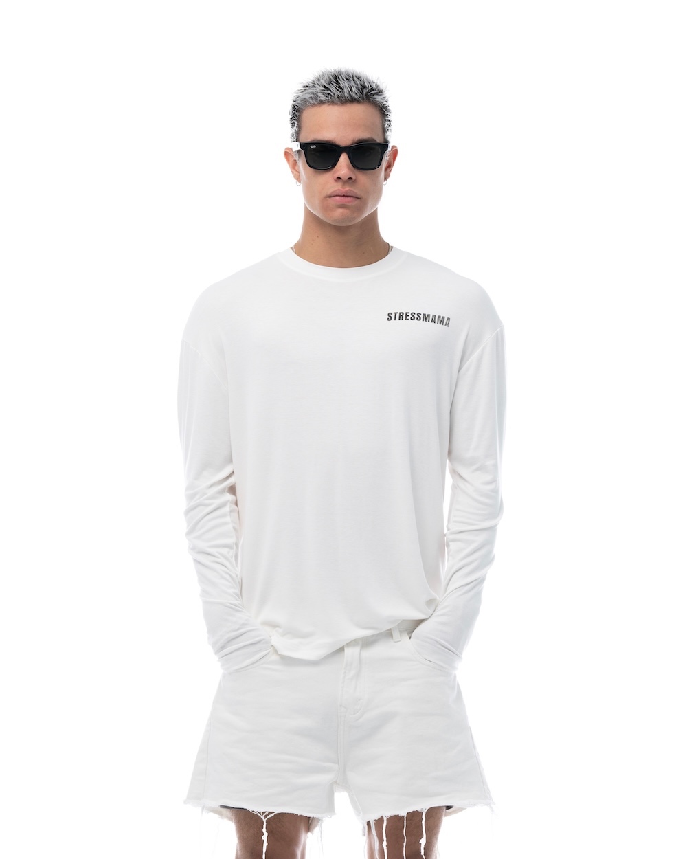 HÔTEL MAMA LONGSLEEVE - WHITE - [PRE-ORDER] XL