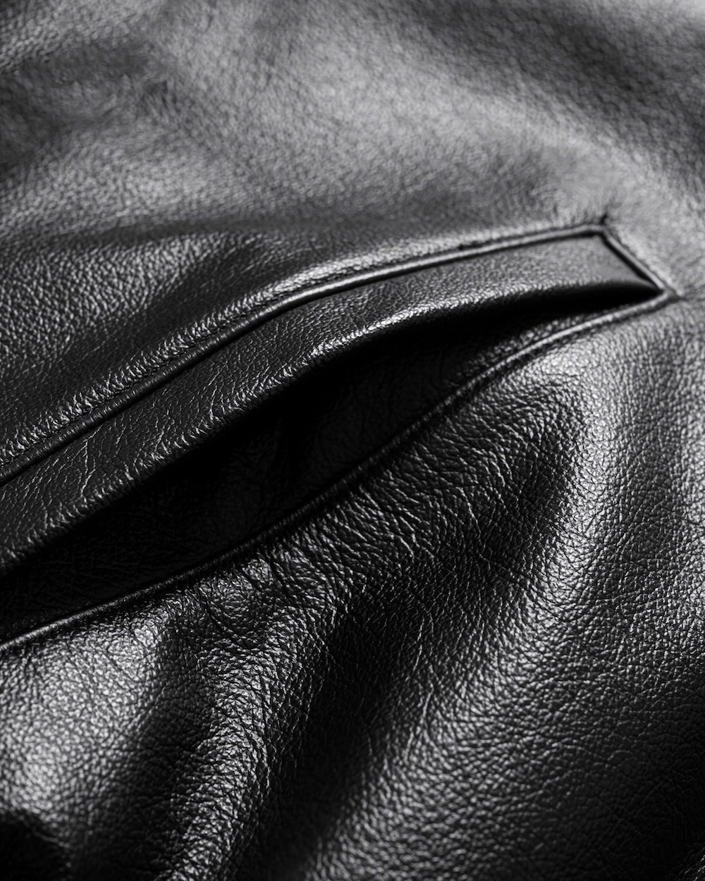 MAMAFIA EMBELLISHED LEATHER JACKET - BLACK
