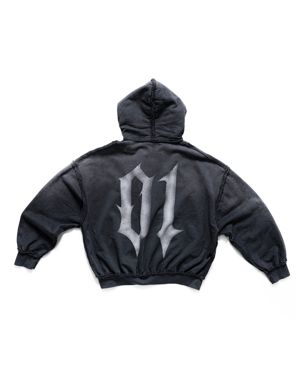 MAMAFIA 01 ZIP HOODIE - BLACK