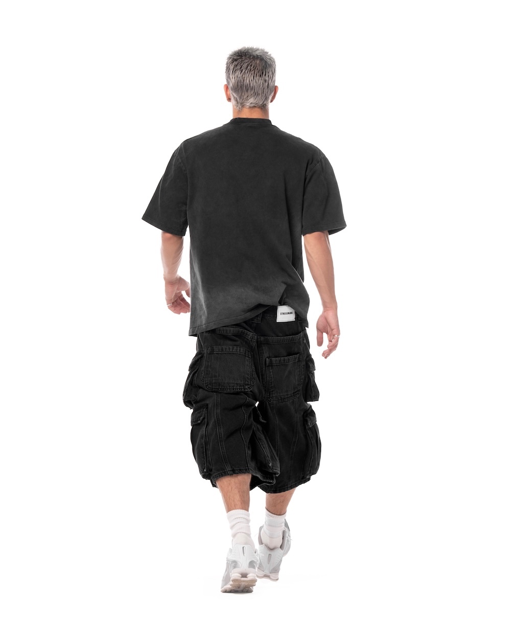 MAMAFIA BASIC WASHED T-SHIRT - BLACK