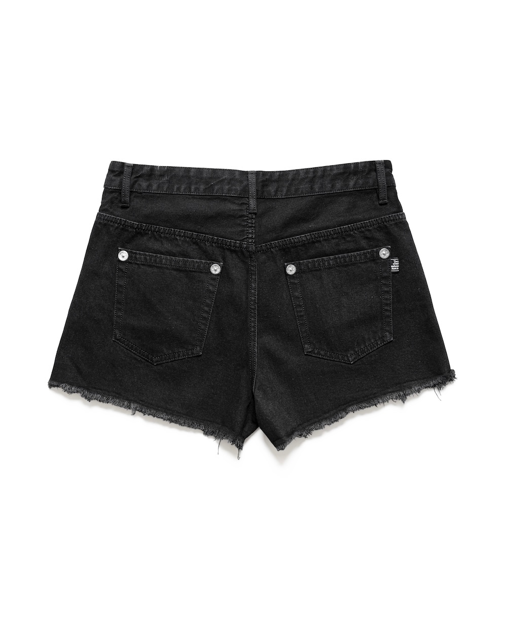 HÔTEL MAMA DENIM SHORTS - BLACK
