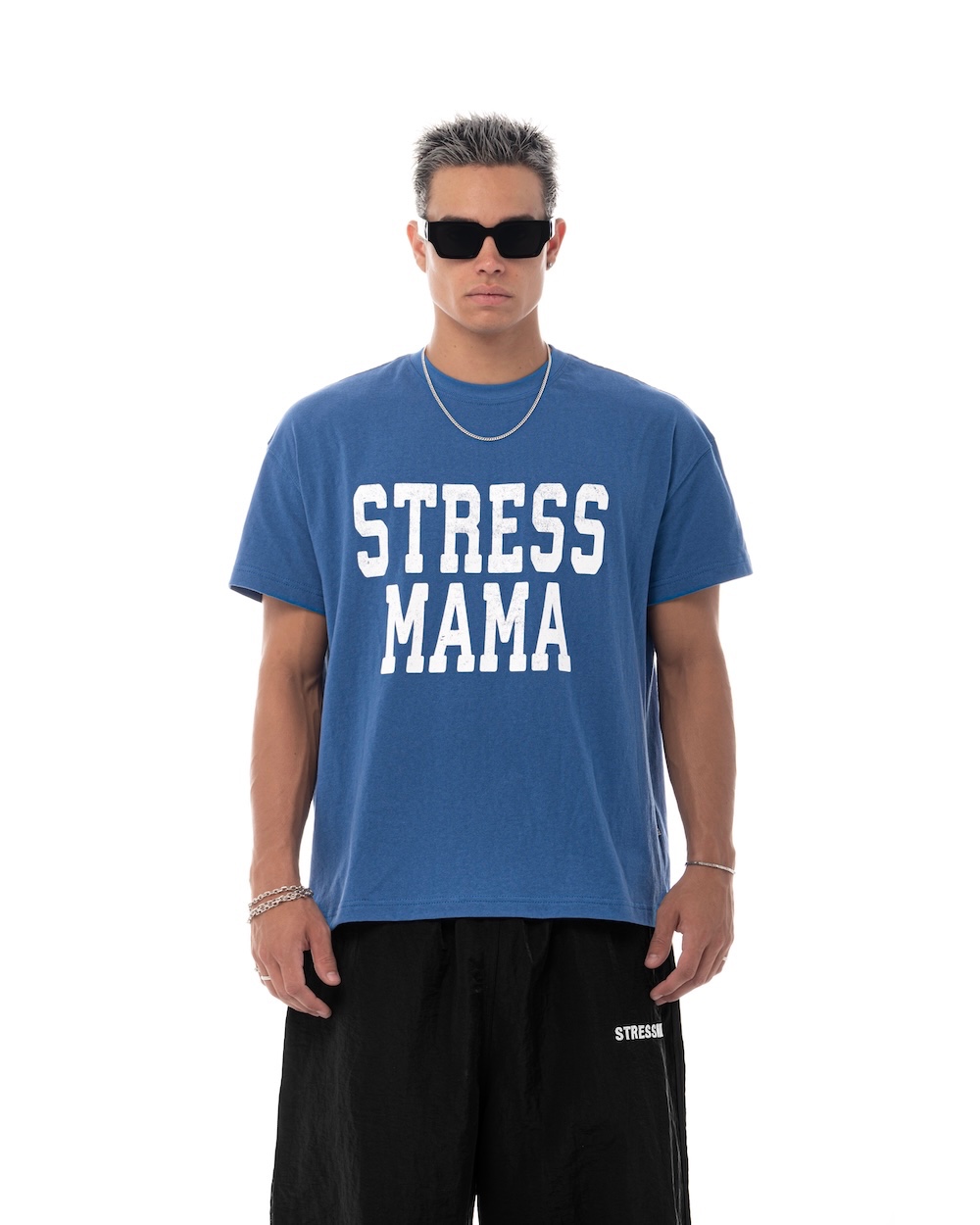 FALL25 SSMA BASIC T-SHIRT - BLUE