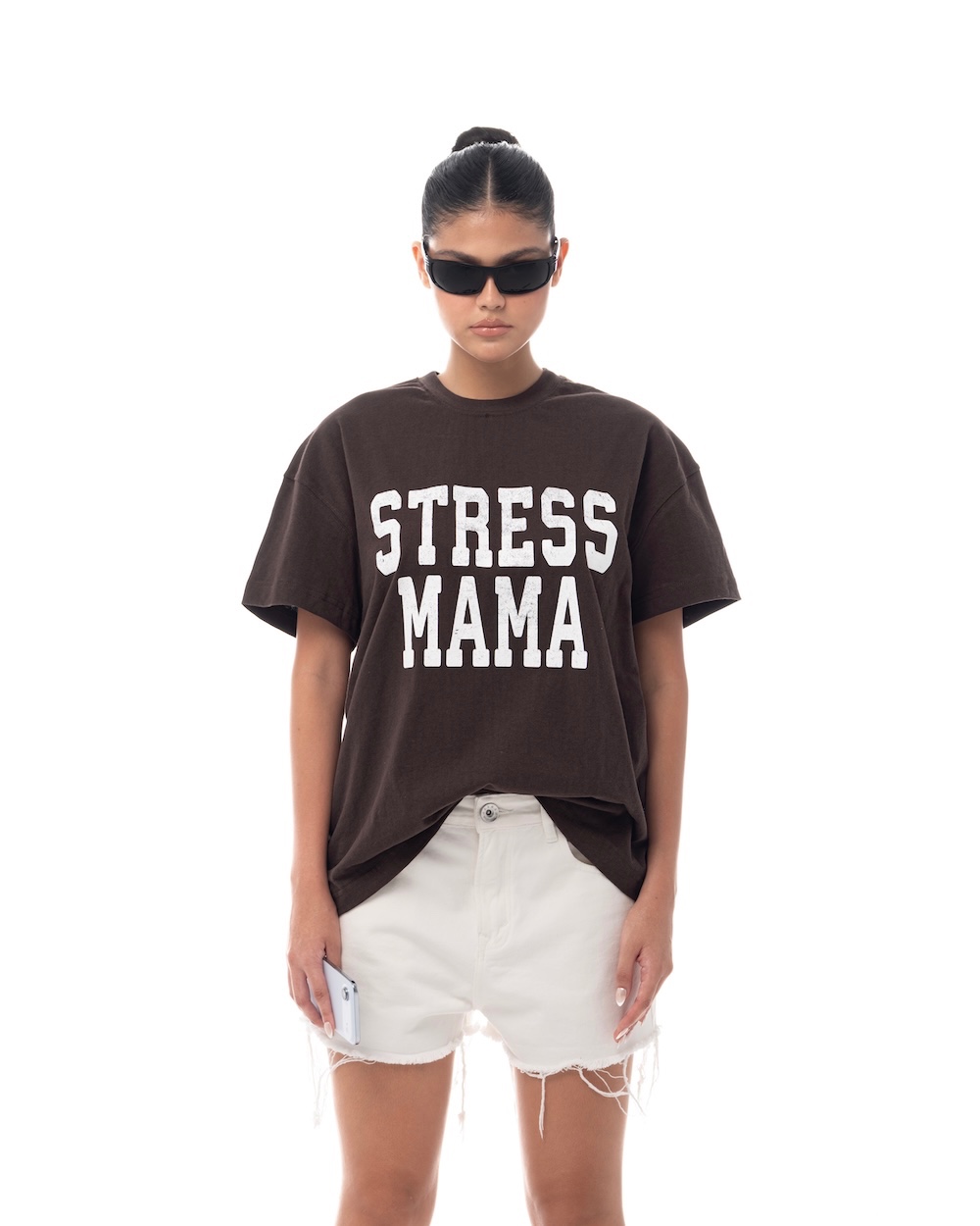 FALL25 SSMA BASIC T-SHIRT - BROWN