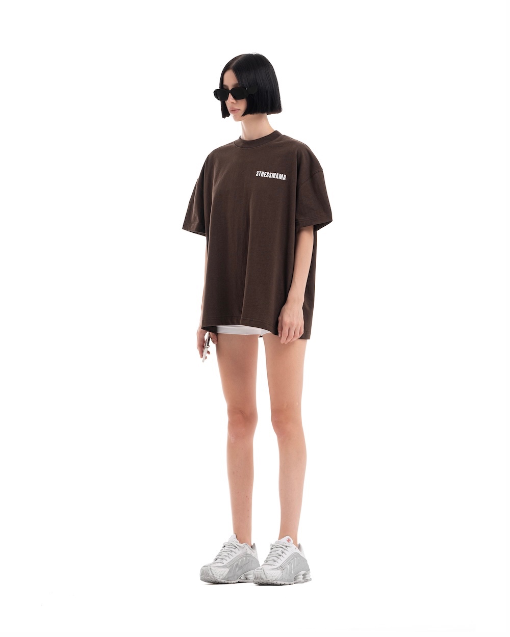 FW25 BASIC T-SHIRT - BROWN