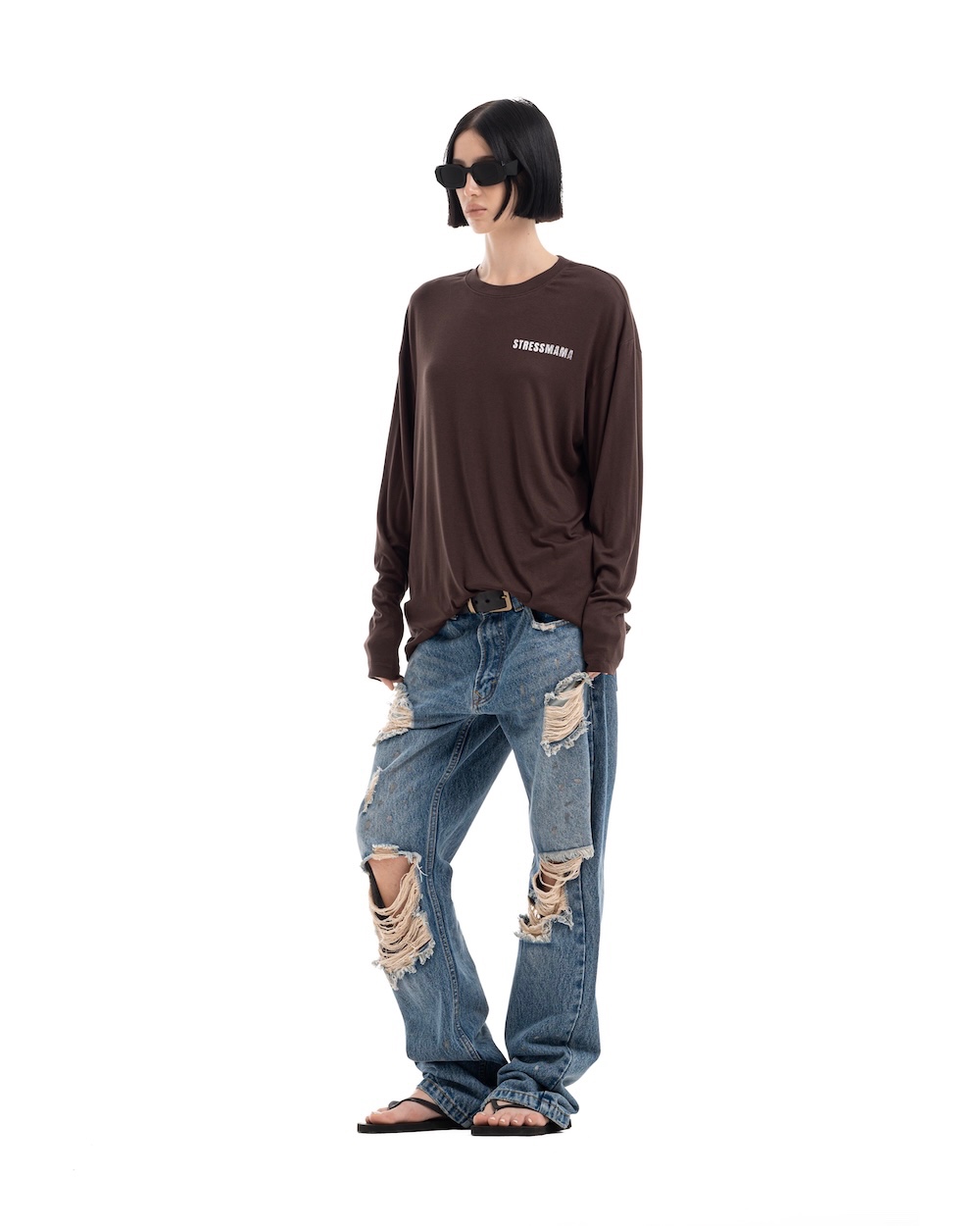 HÔTEL MAMA LONGSLEEVE - BROWN