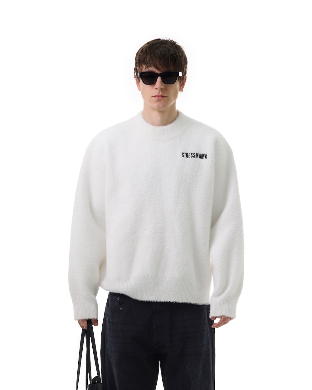 FW25 KNIT SWEATER - WHITE - L