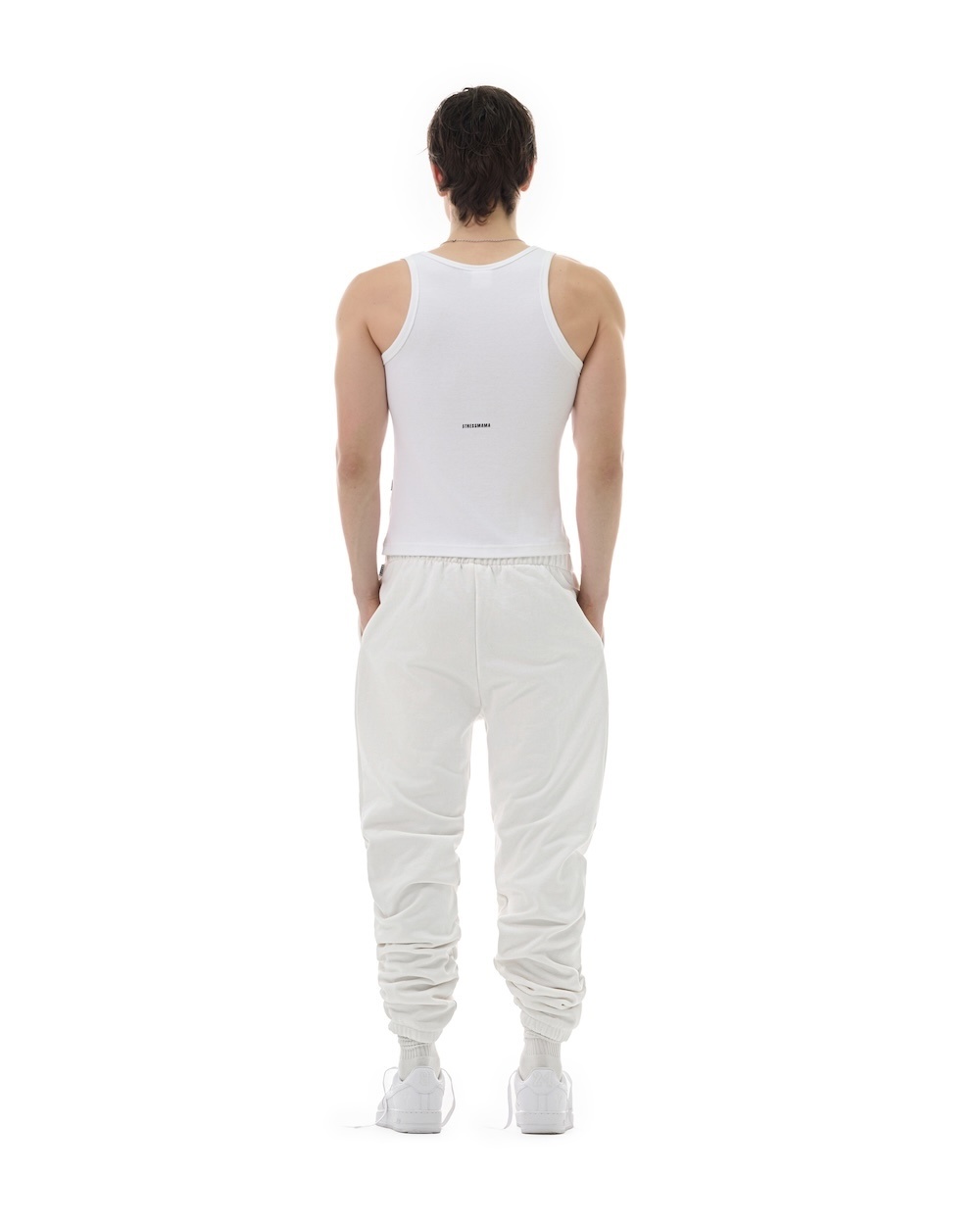 FW25 SSMA JEANS SWEAT PANTS - WHITE