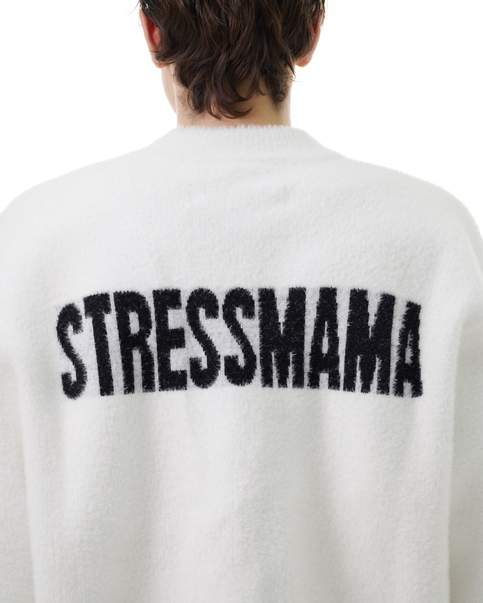 FW25 KNIT SWEATER - WHITE