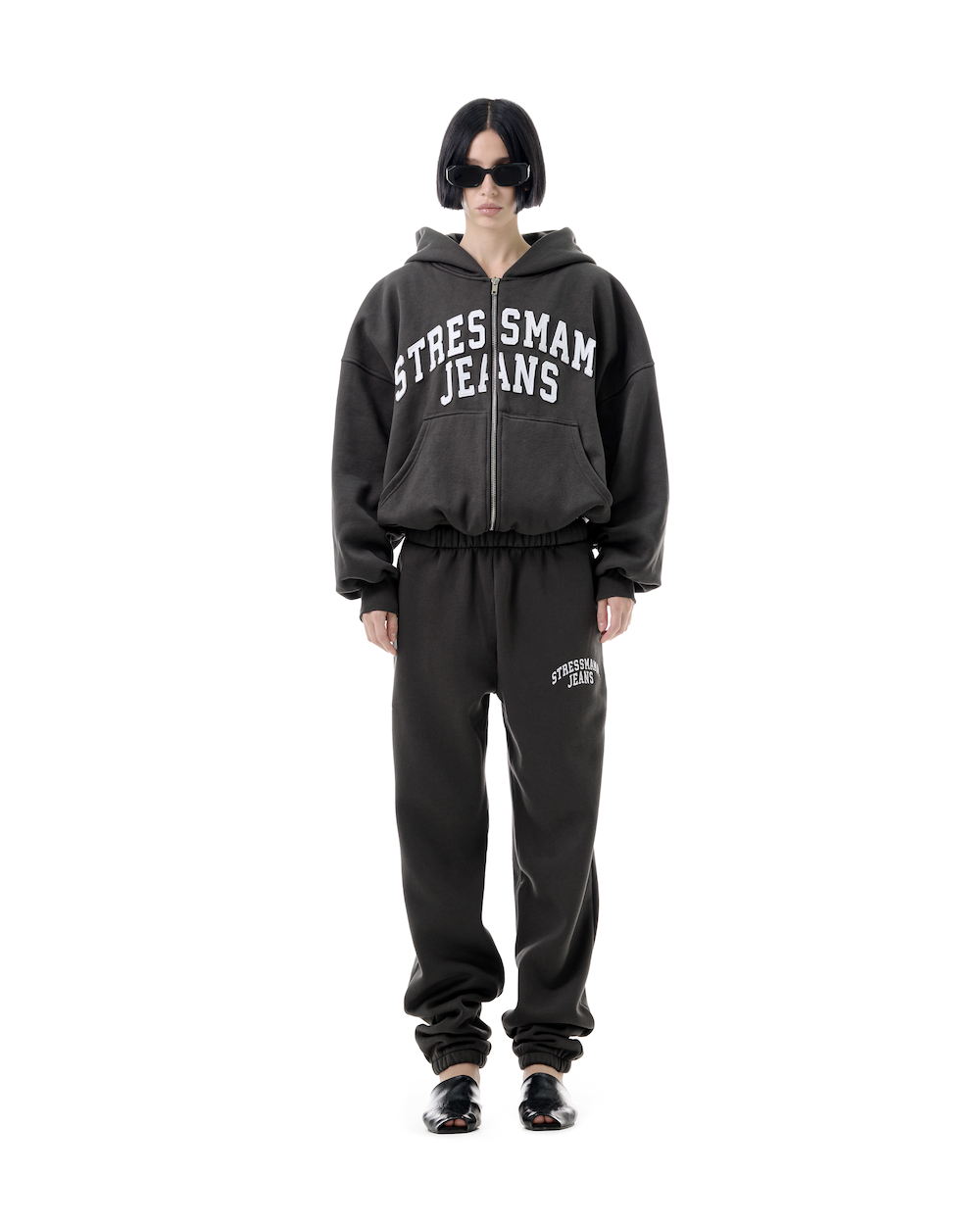 FW25 SSMA JEANS SWEAT PANTS - GRAY