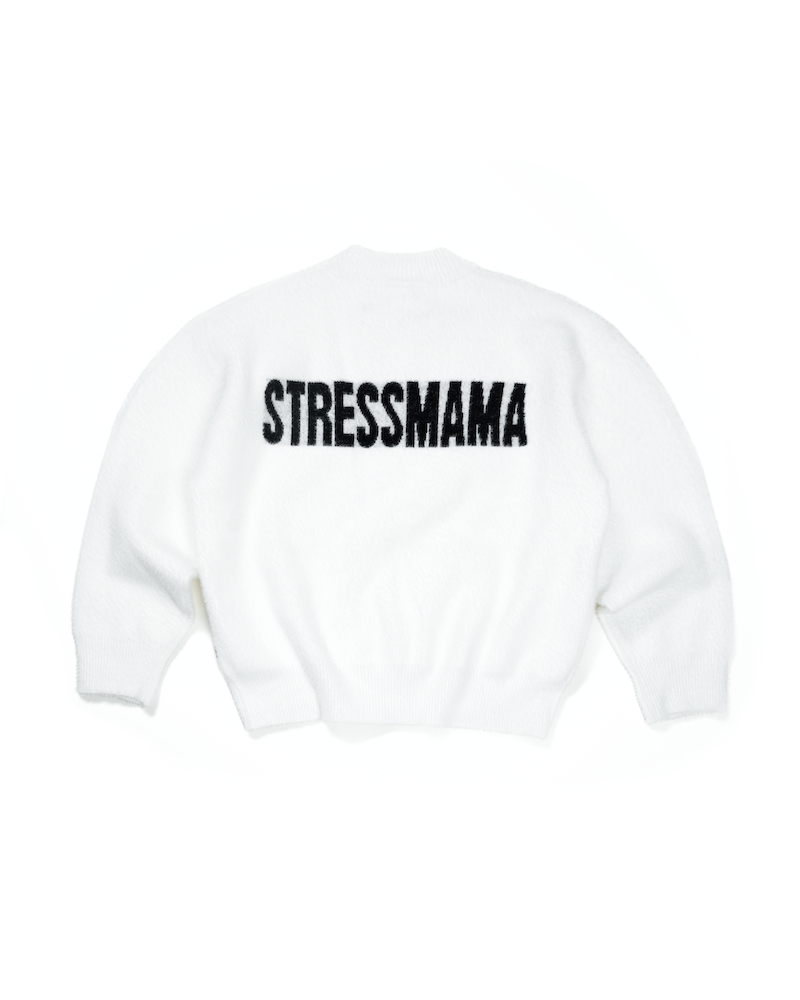 FW25 KNIT SWEATER - WHITE