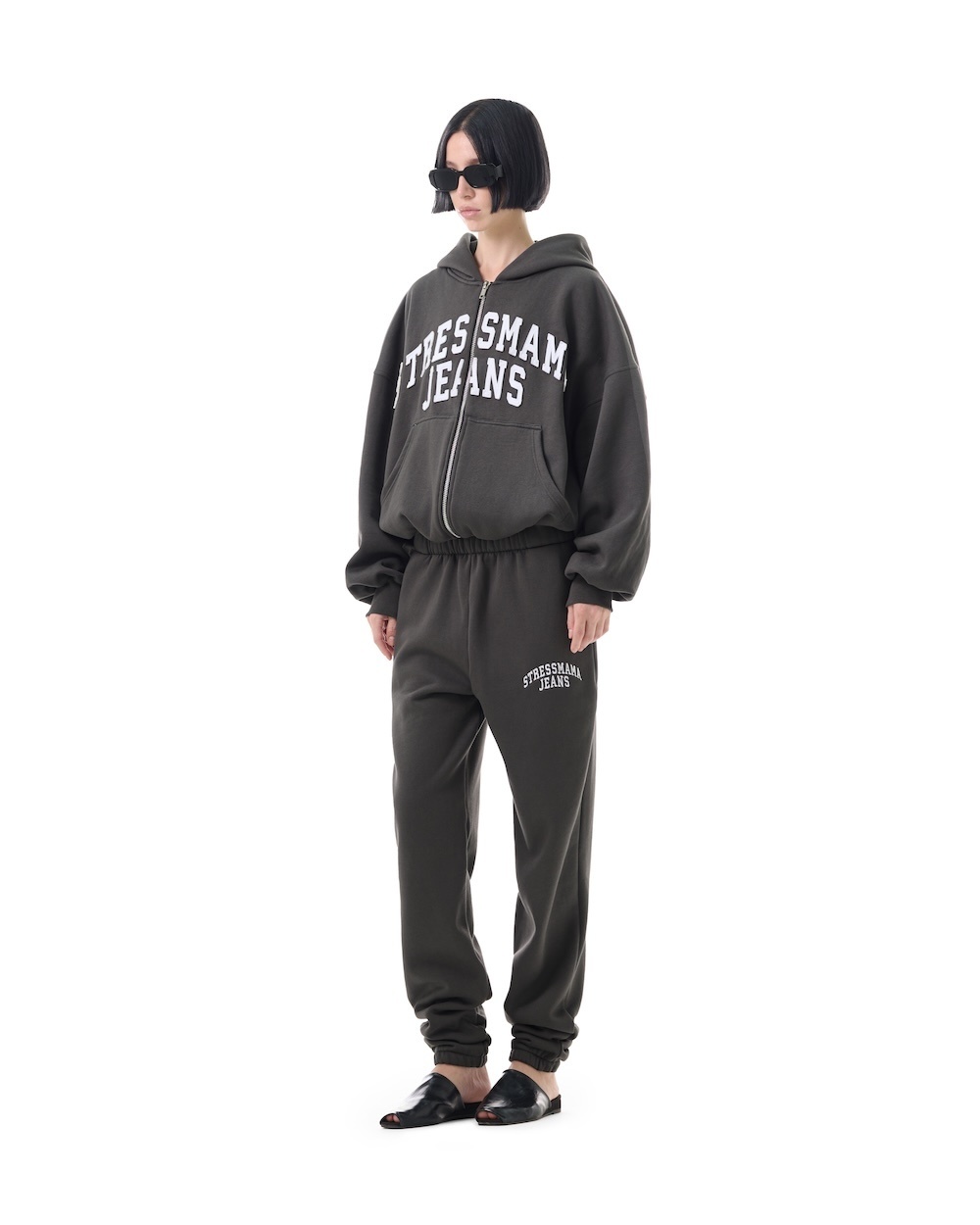 FW25 SSMA JEANS SWEAT PANTS - GRAY