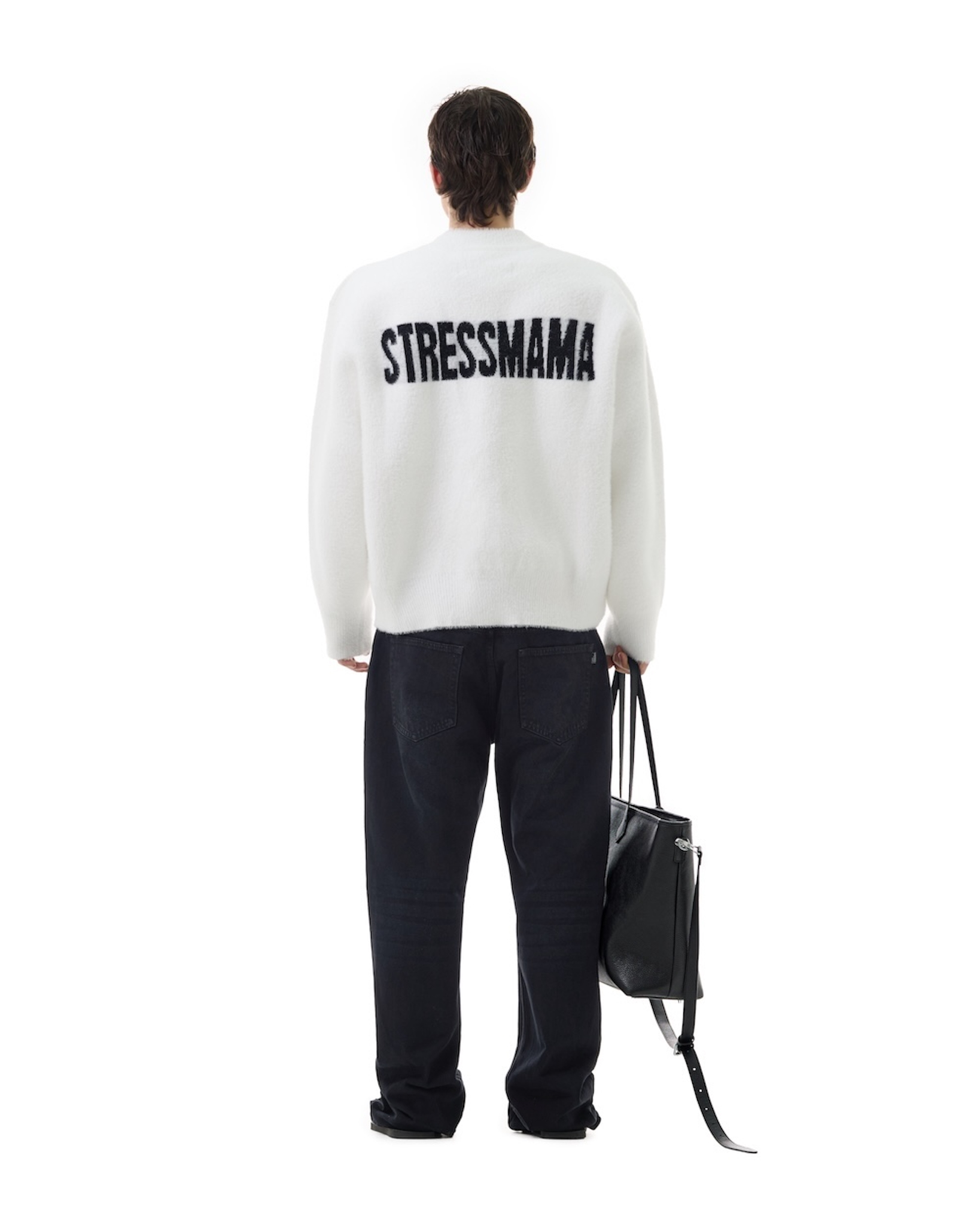 FW25 KNIT SWEATER - WHITE