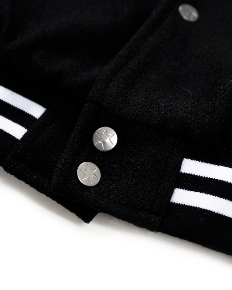 FW25 VARSITY JACKET - BLACK