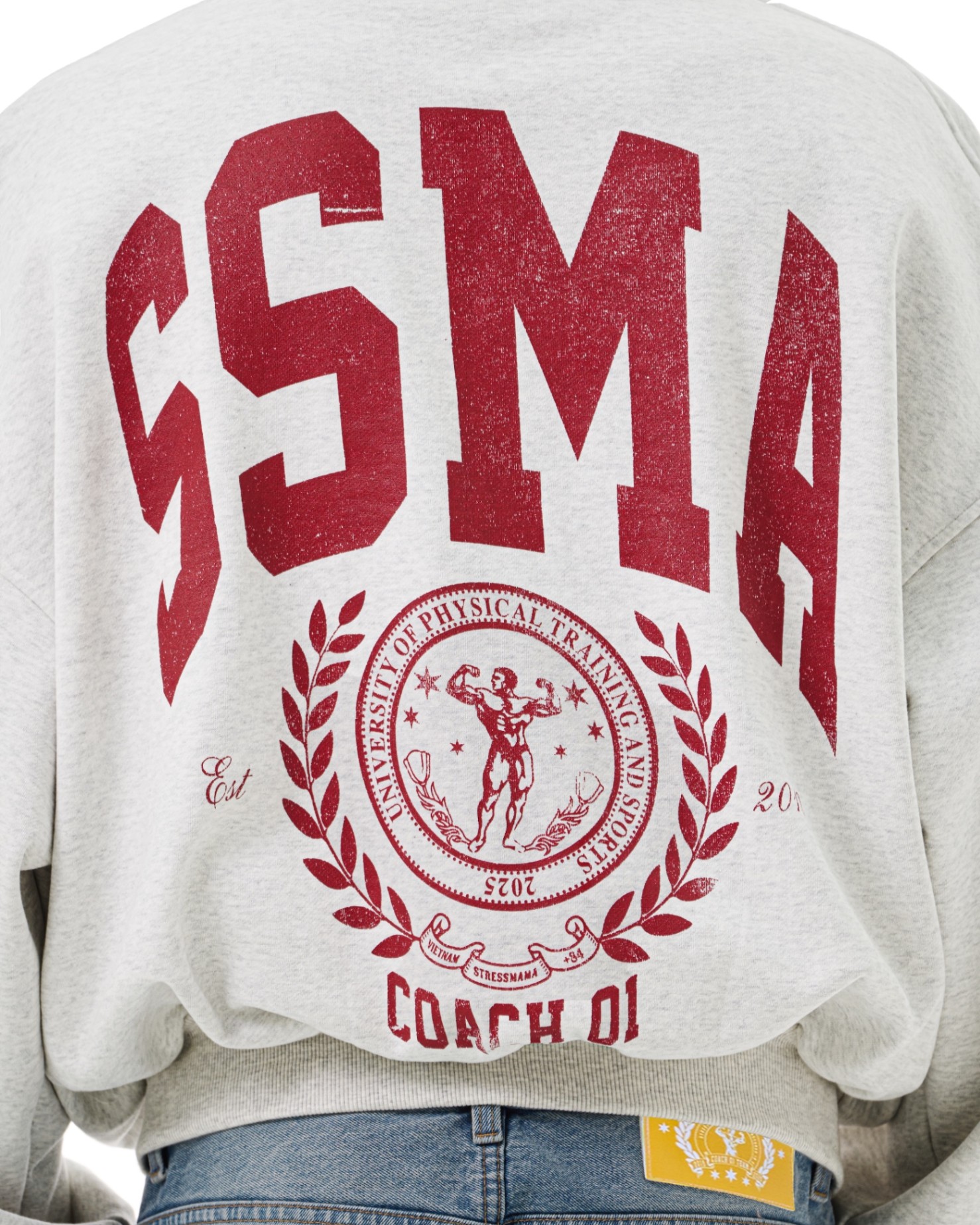 FW25 PT UNIVERSITY ZIP HOODIE - GRAY