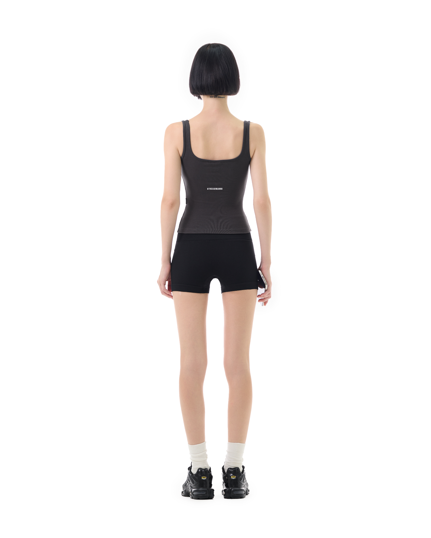 FW25 SSMA BIKER SHORTS - BLACK