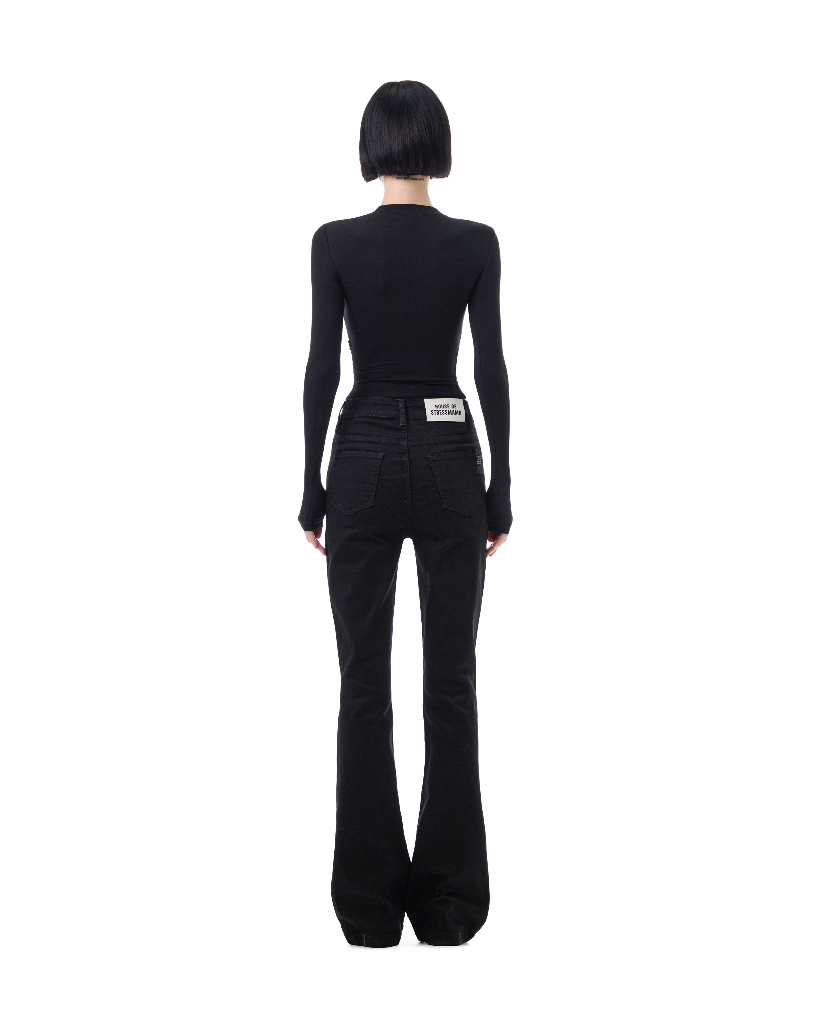FW25 FLARED JEANS - BLACK