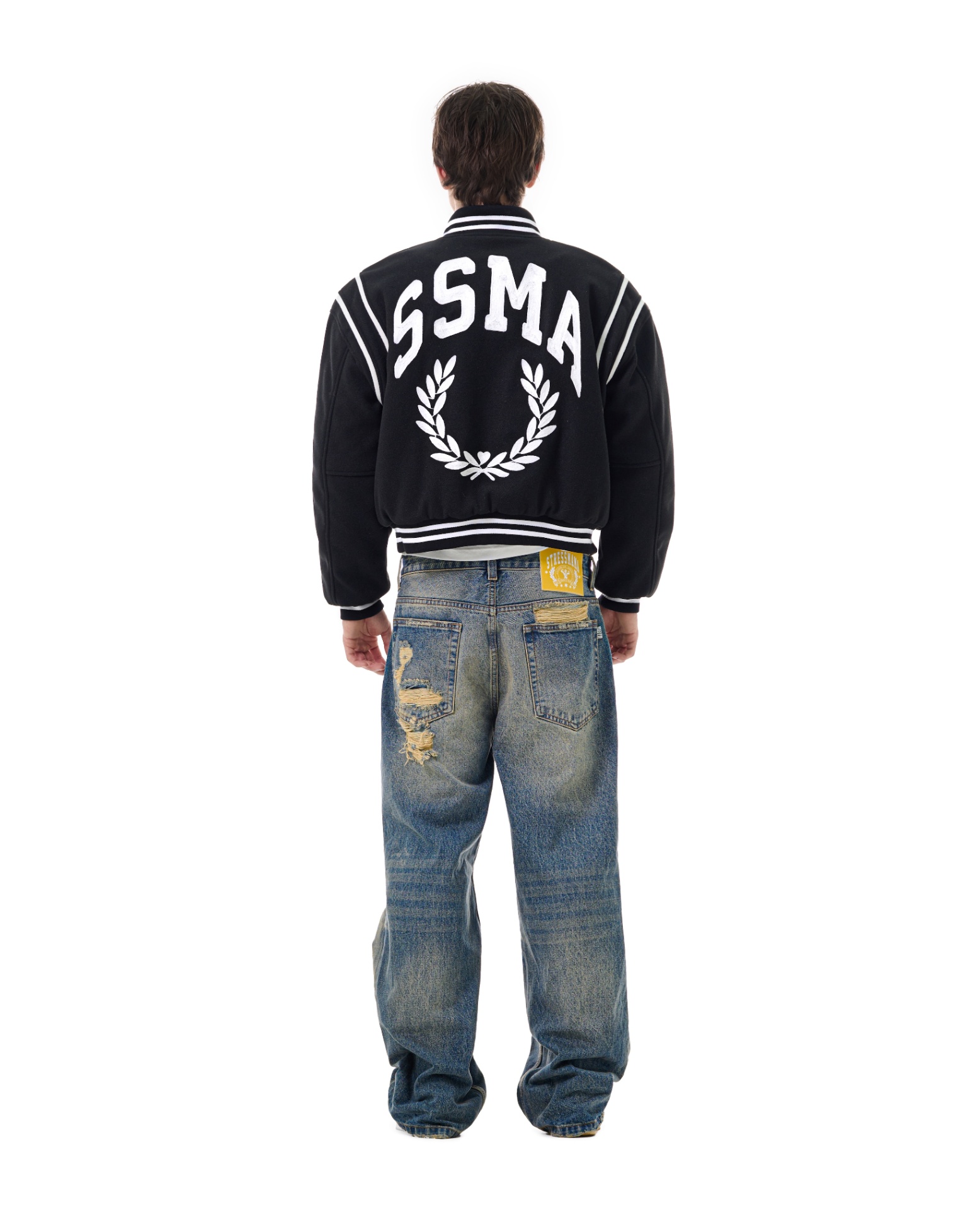 FW25 VARSITY JACKET - BLACK