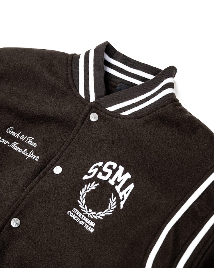 FW25 VARSITY JACKET - BROWN