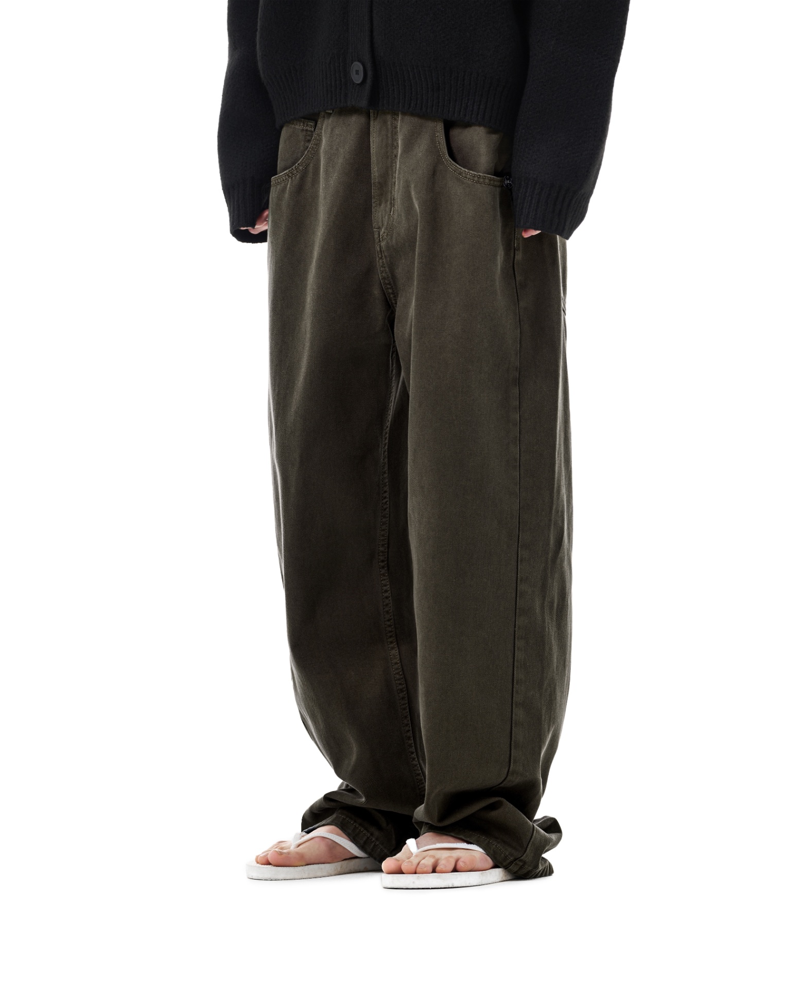 FW25 PLAIN JEANS - BROWN