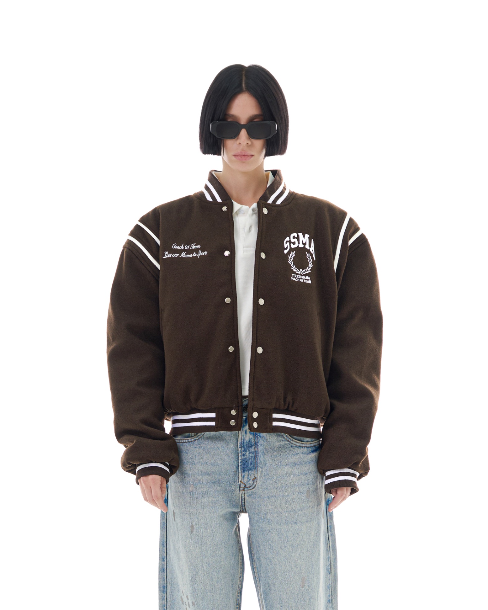 FW25 VARSITY JACKET - BROWN