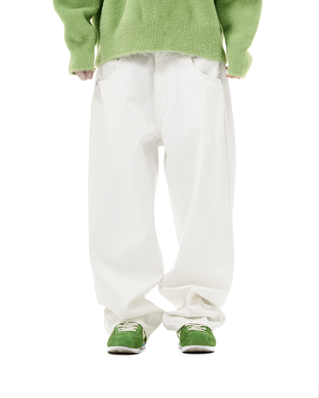 FW25 PLAIN JEANS - WHITE