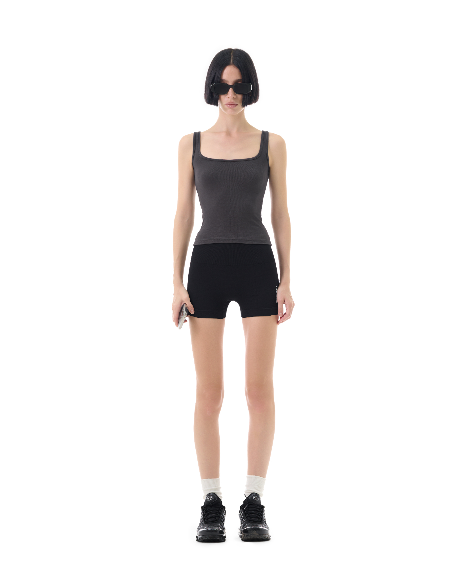 FW25 SSMA BIKER SHORTS - BLACK