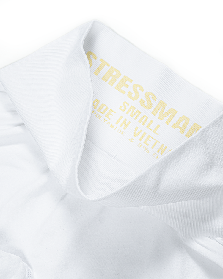 FW25 SSMA BIKER SHORTS - WHITE