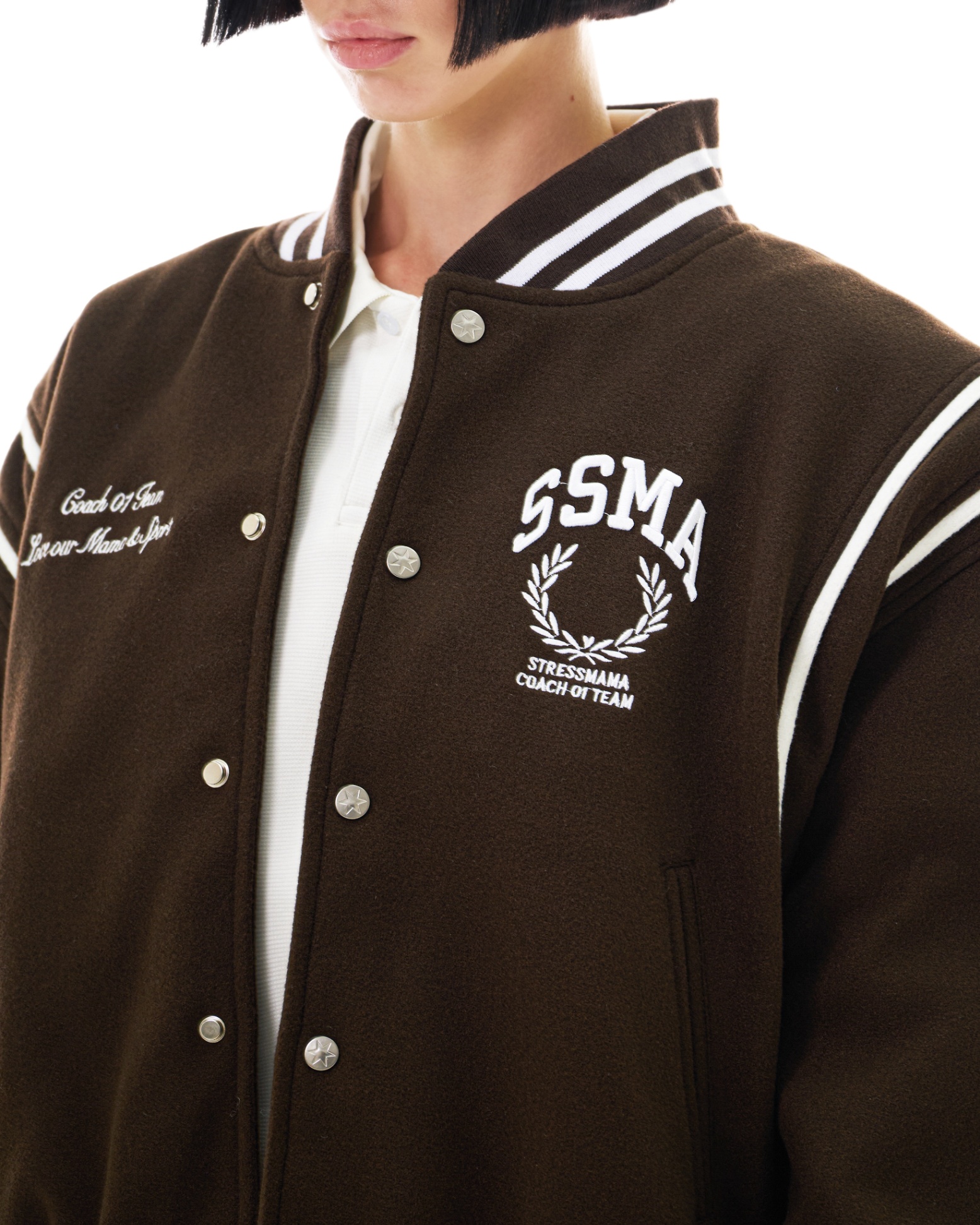 FW25 VARSITY JACKET - BROWN