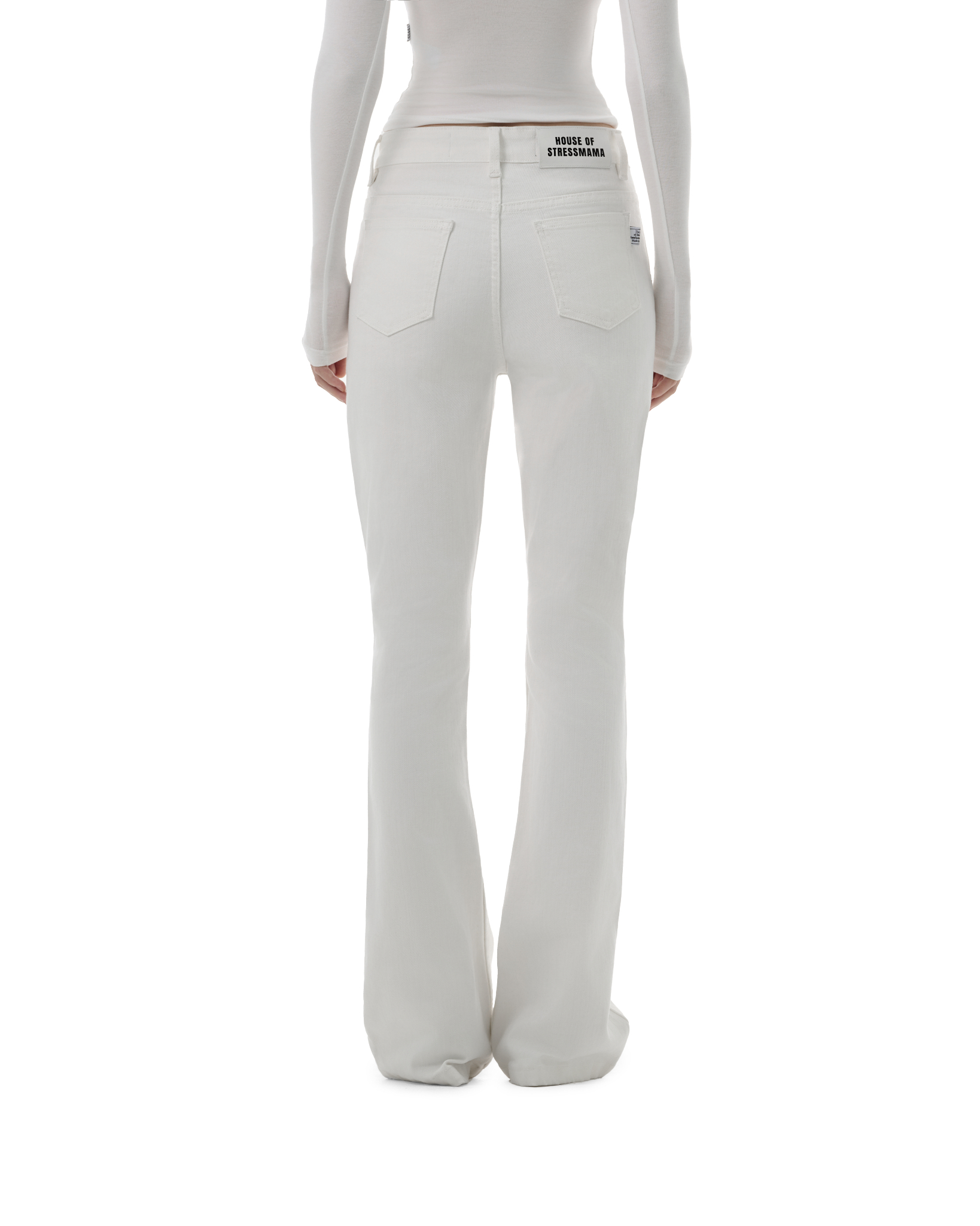 FW25 FLARED JEANS - WHITE