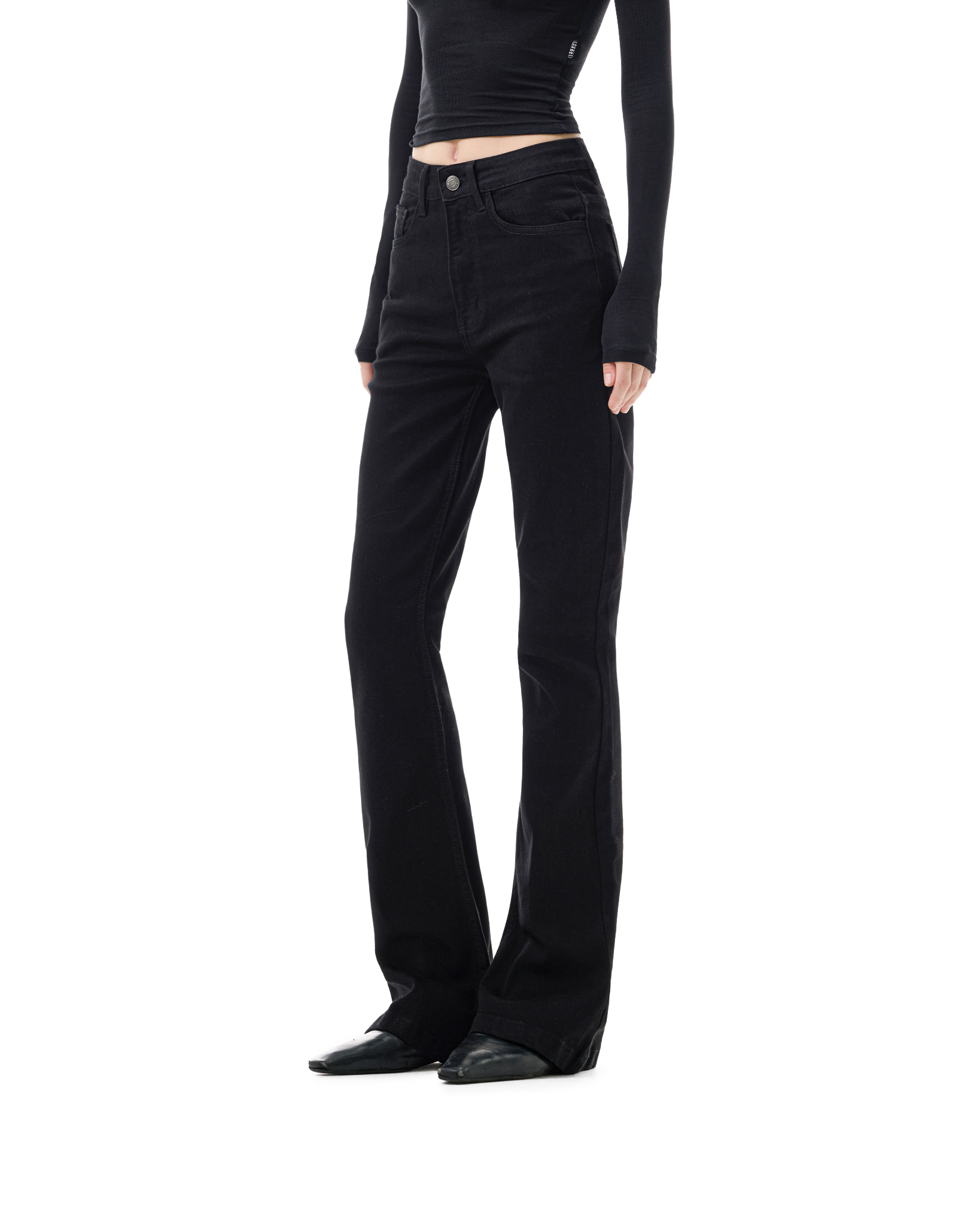 FW25 FLARED JEANS - BLACK