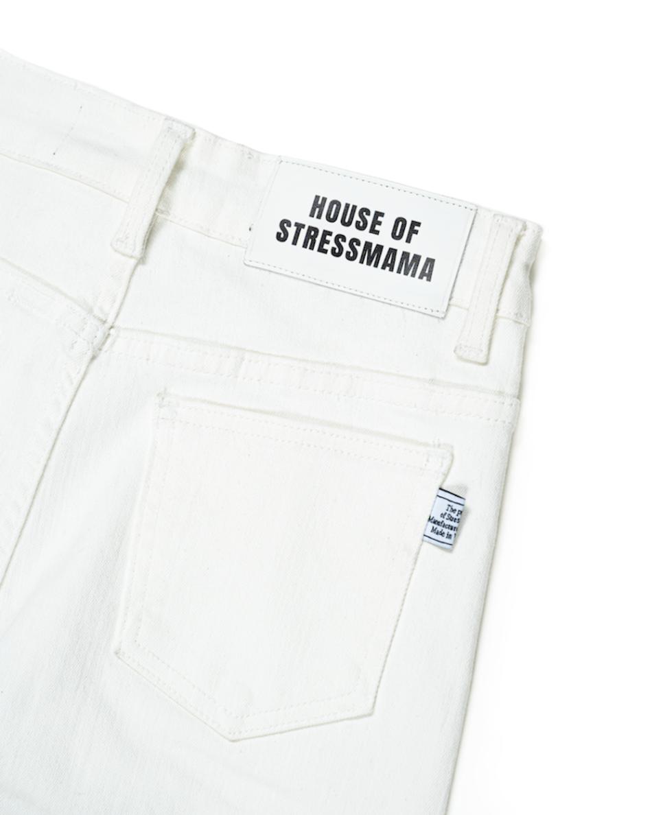 FW25 FLARED JEANS - WHITE