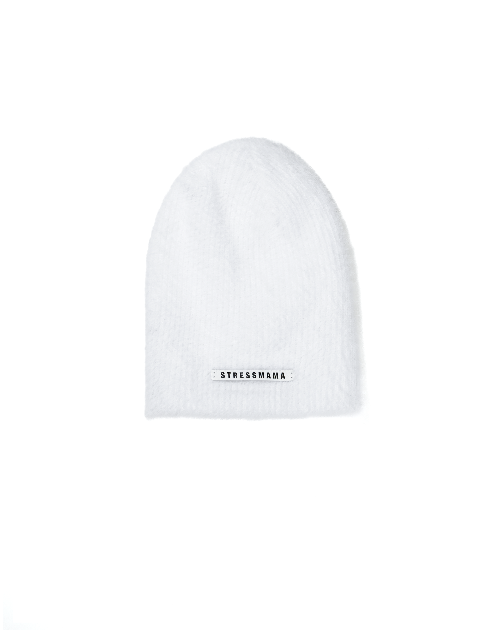 FW25 KNIT BEANIE HAT - WHITE