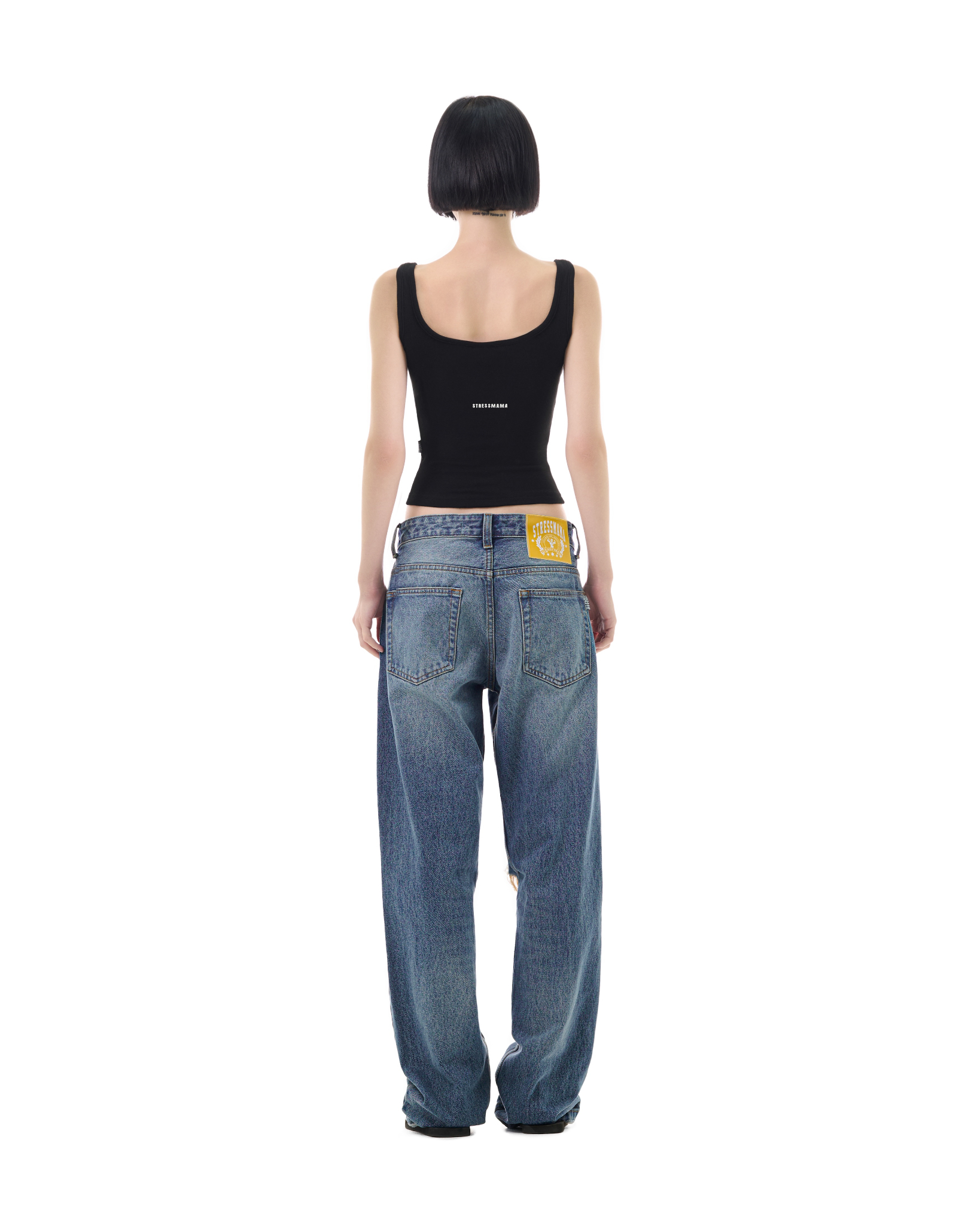 FW25 SHREDDED JEANS - BLUE