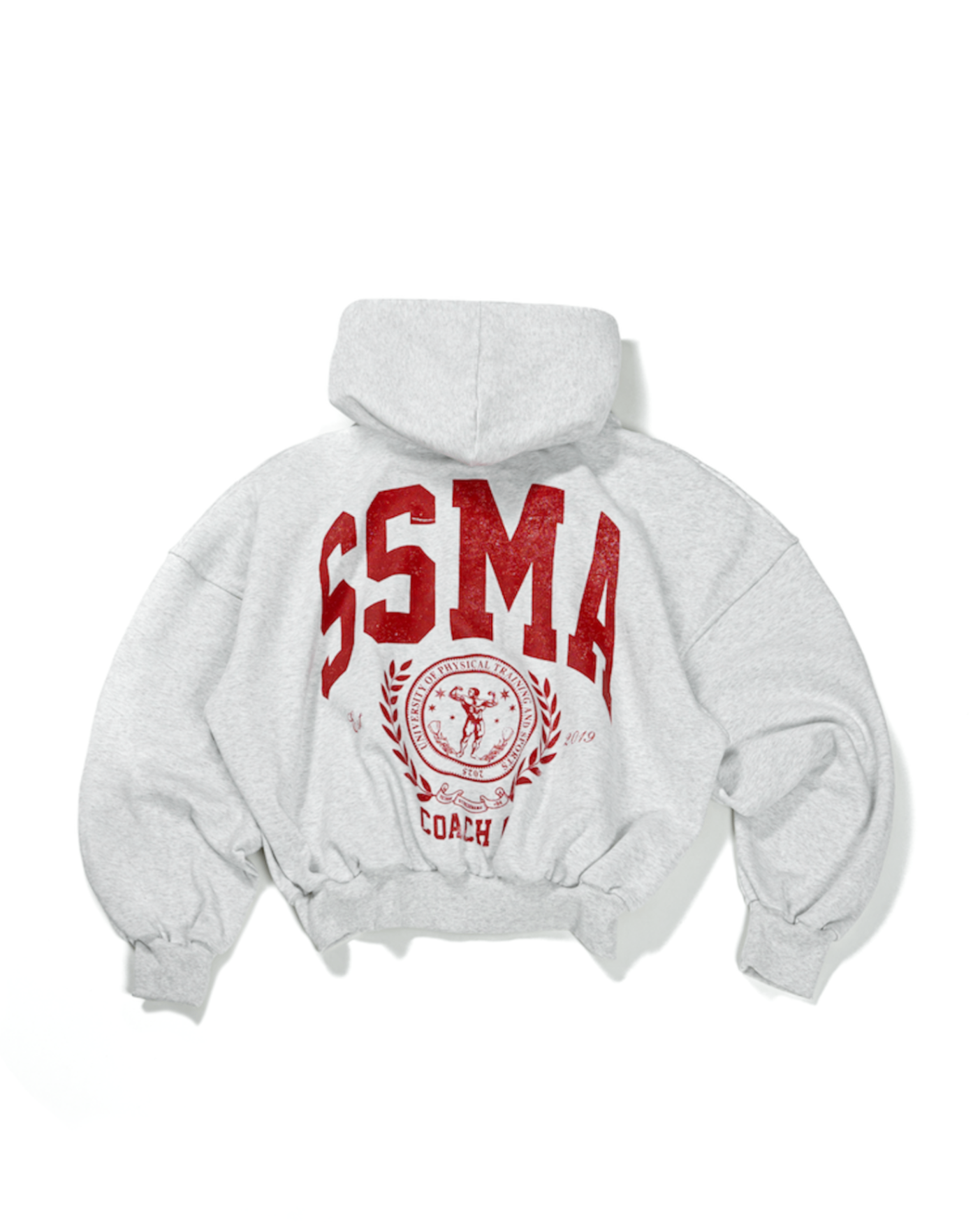 FW25 PT UNIVERSITY ZIP HOODIE - GRAY