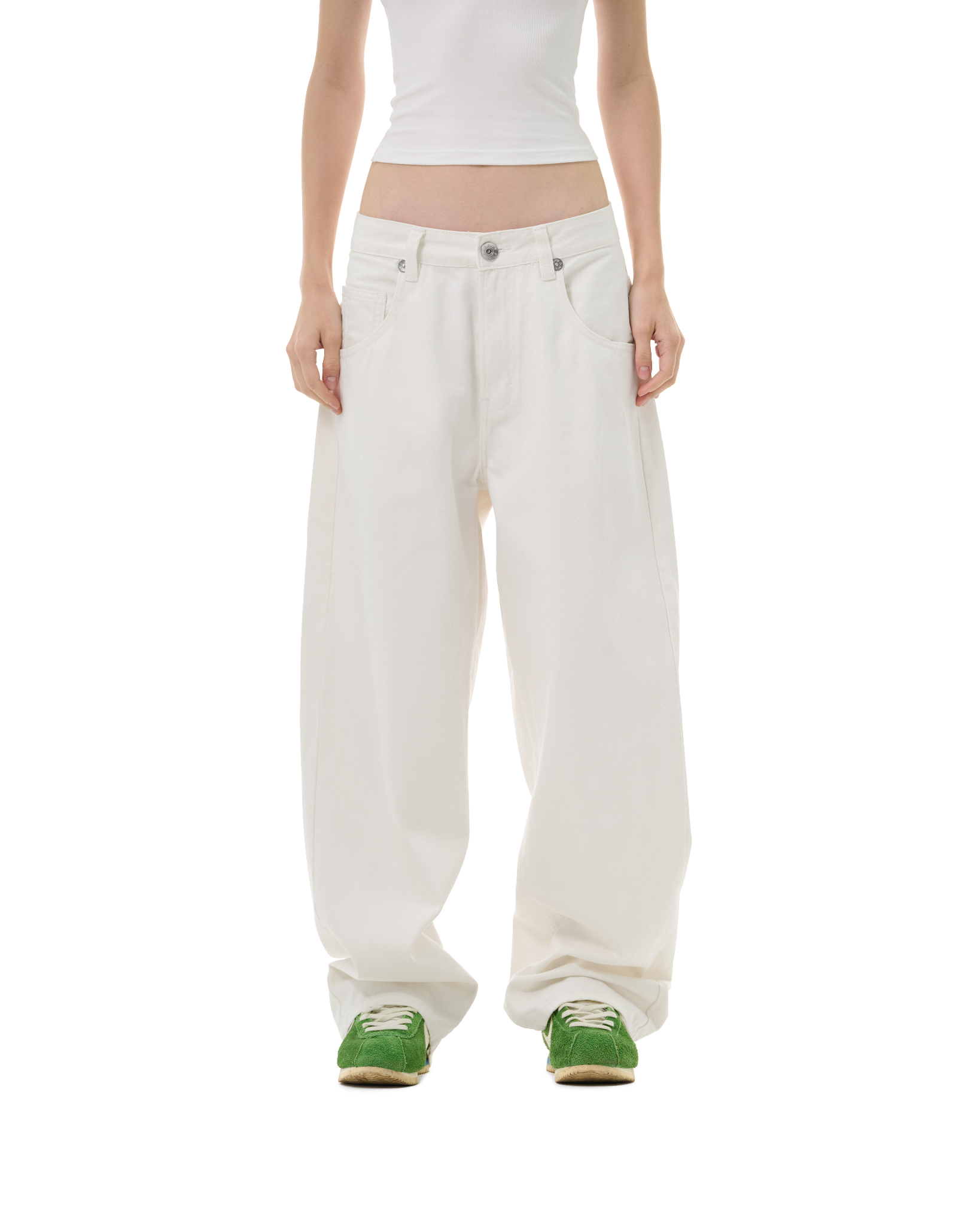 FW25 PLAIN JEANS - WHITE