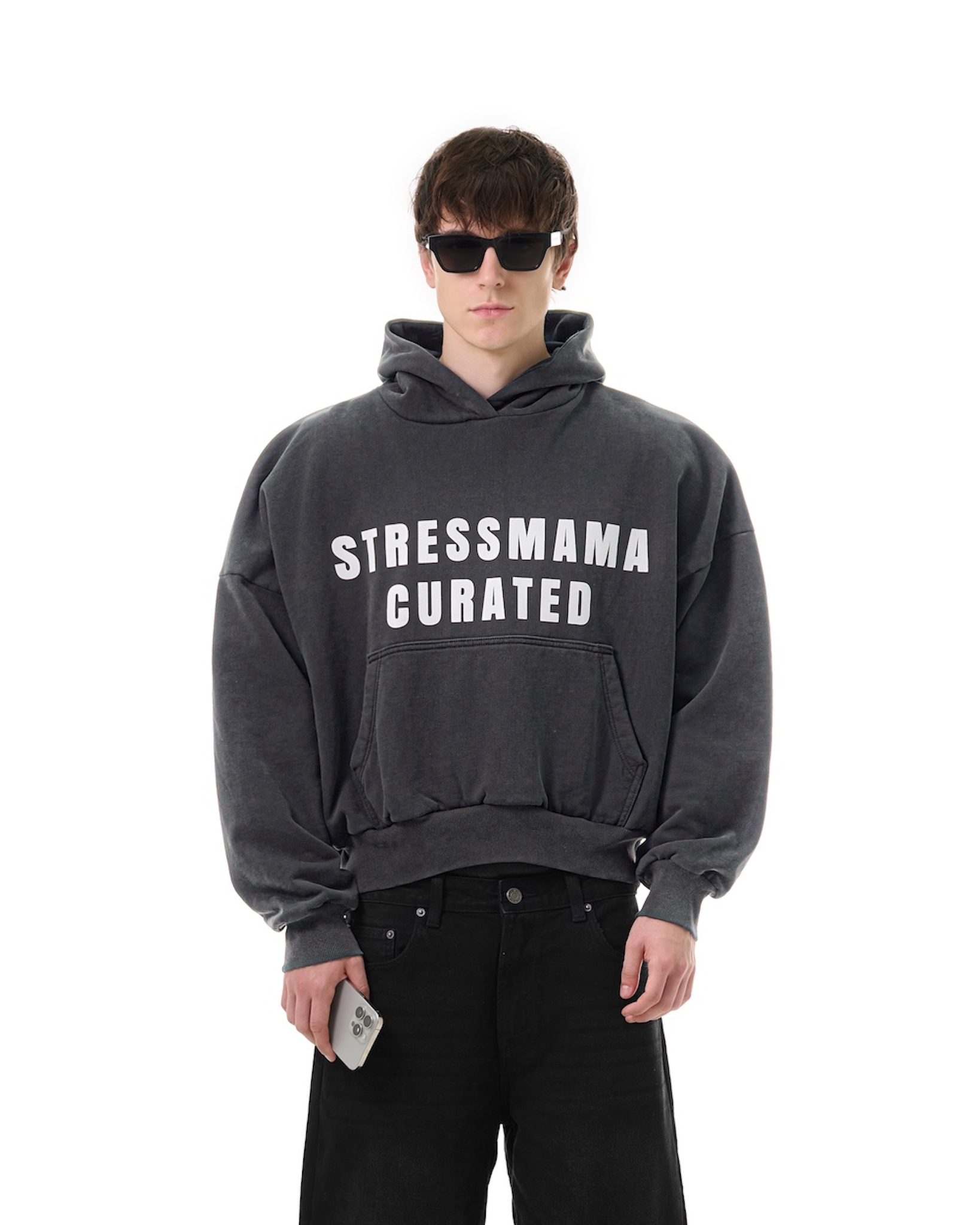 FW25 CURATED HOODIE - BLACK - L