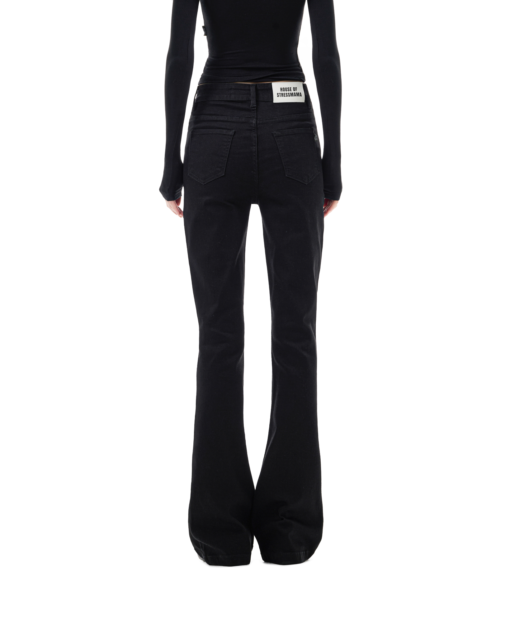 FW25 FLARED JEANS - BLACK