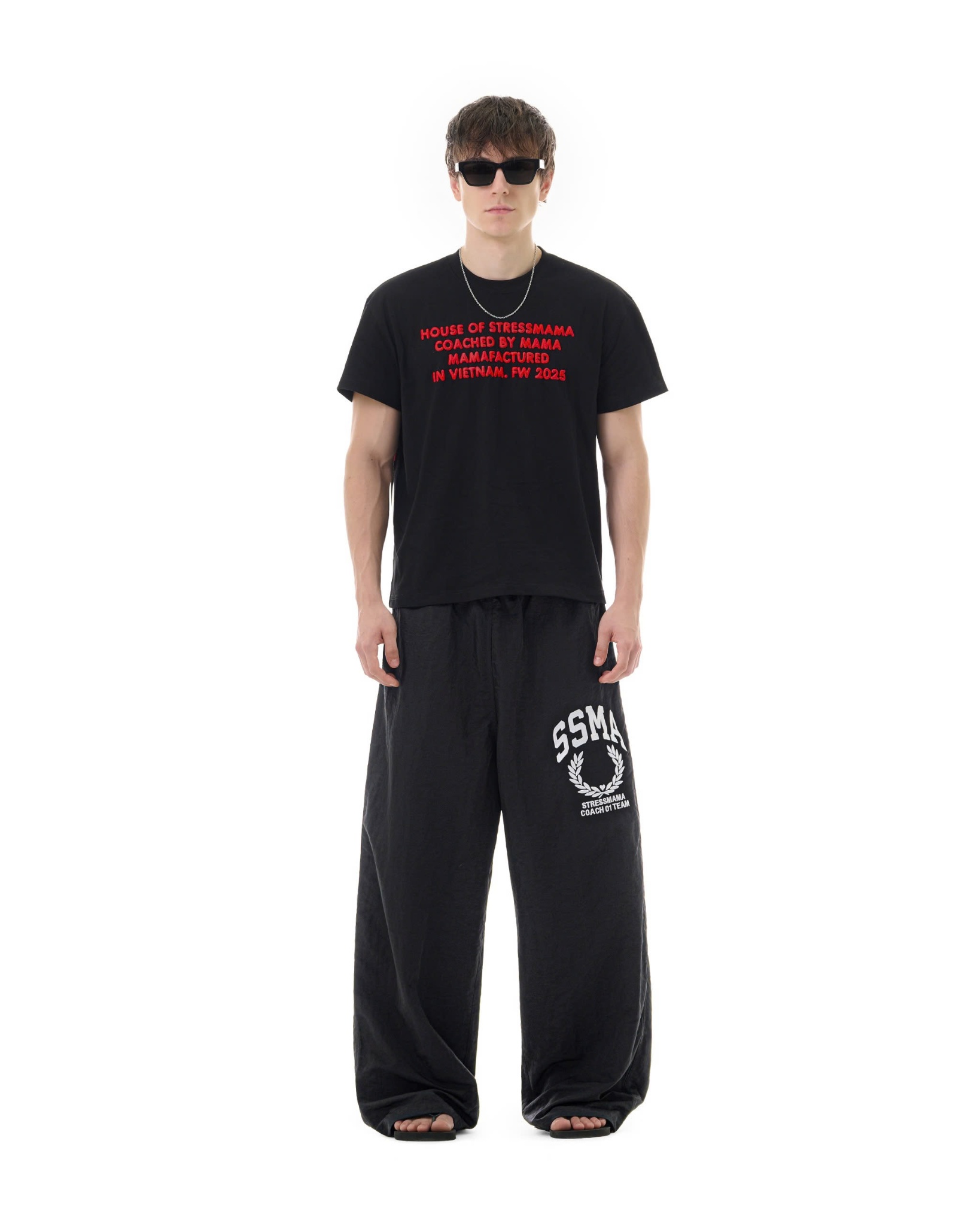 FW25 TEXT T-SHIRT - BLACK