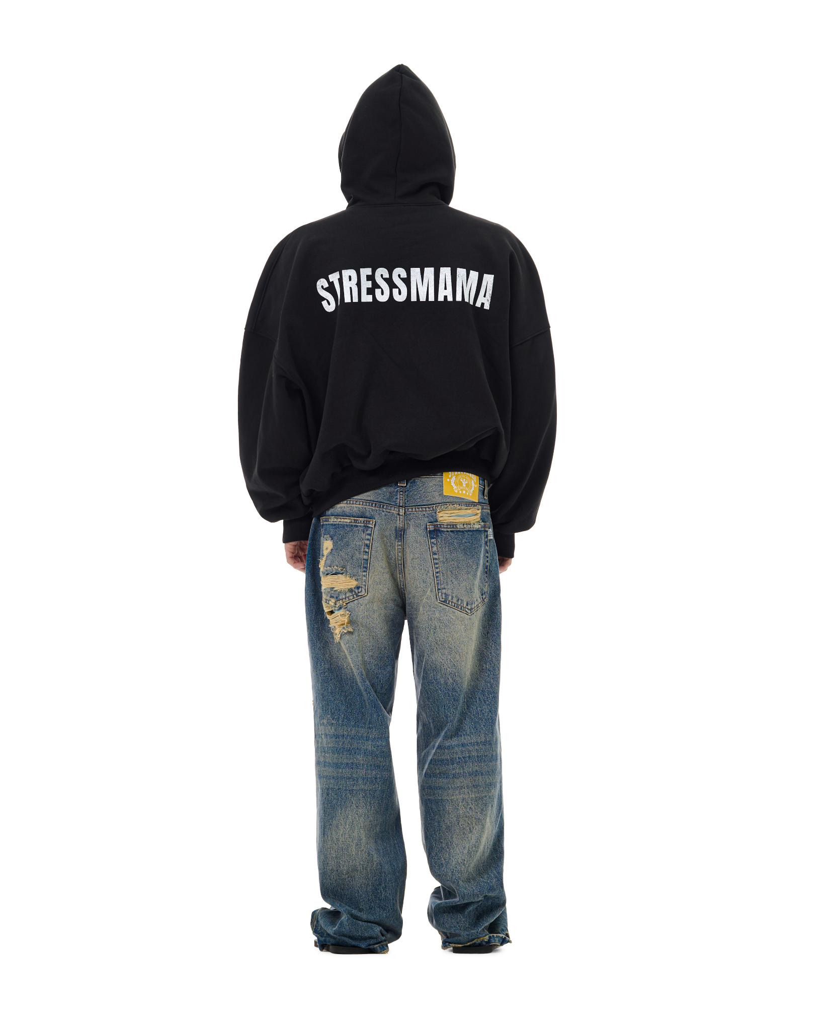 FW25 LOGO HOODIE - BLACK