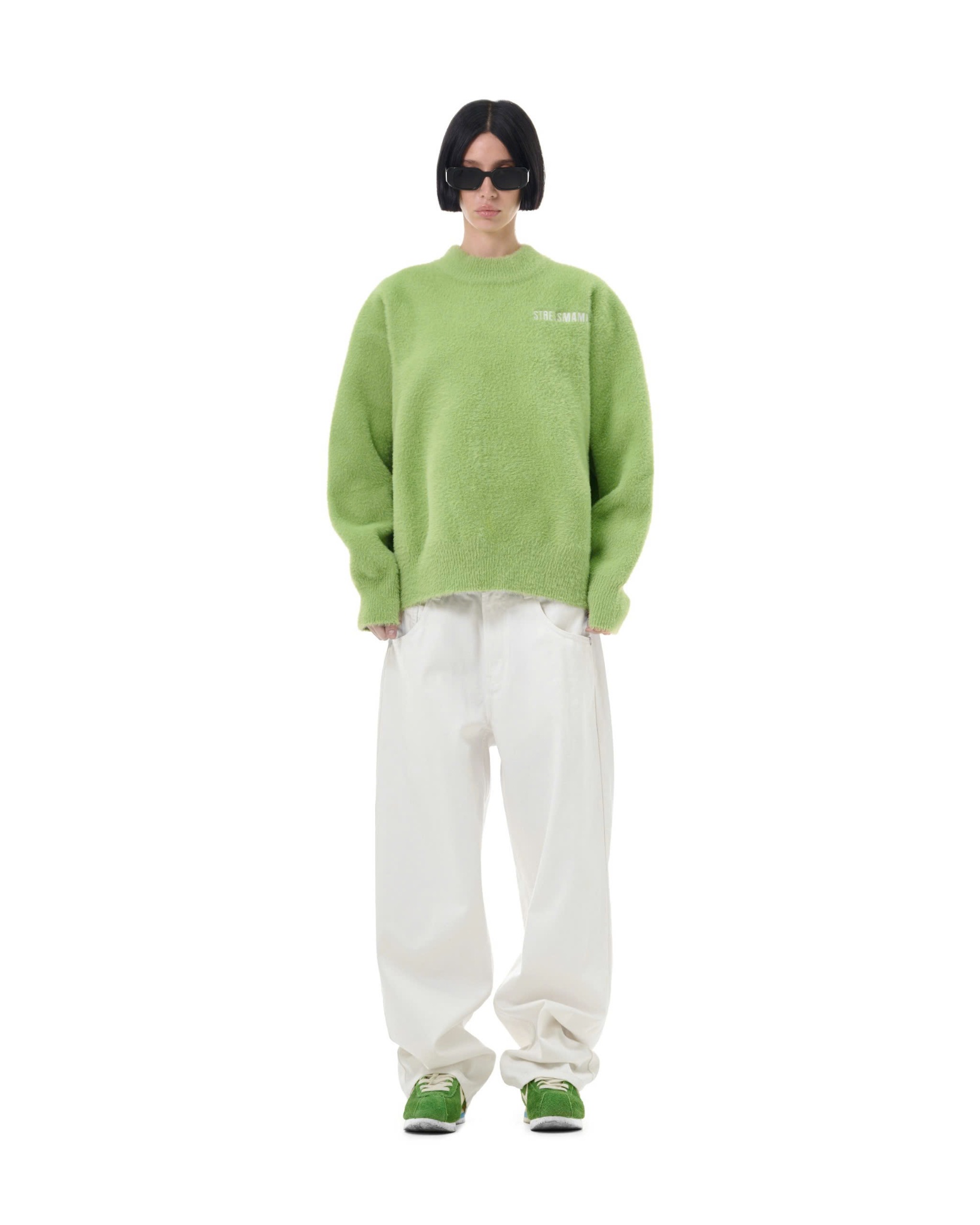 FW25 KNIT SWEATER - GREEN