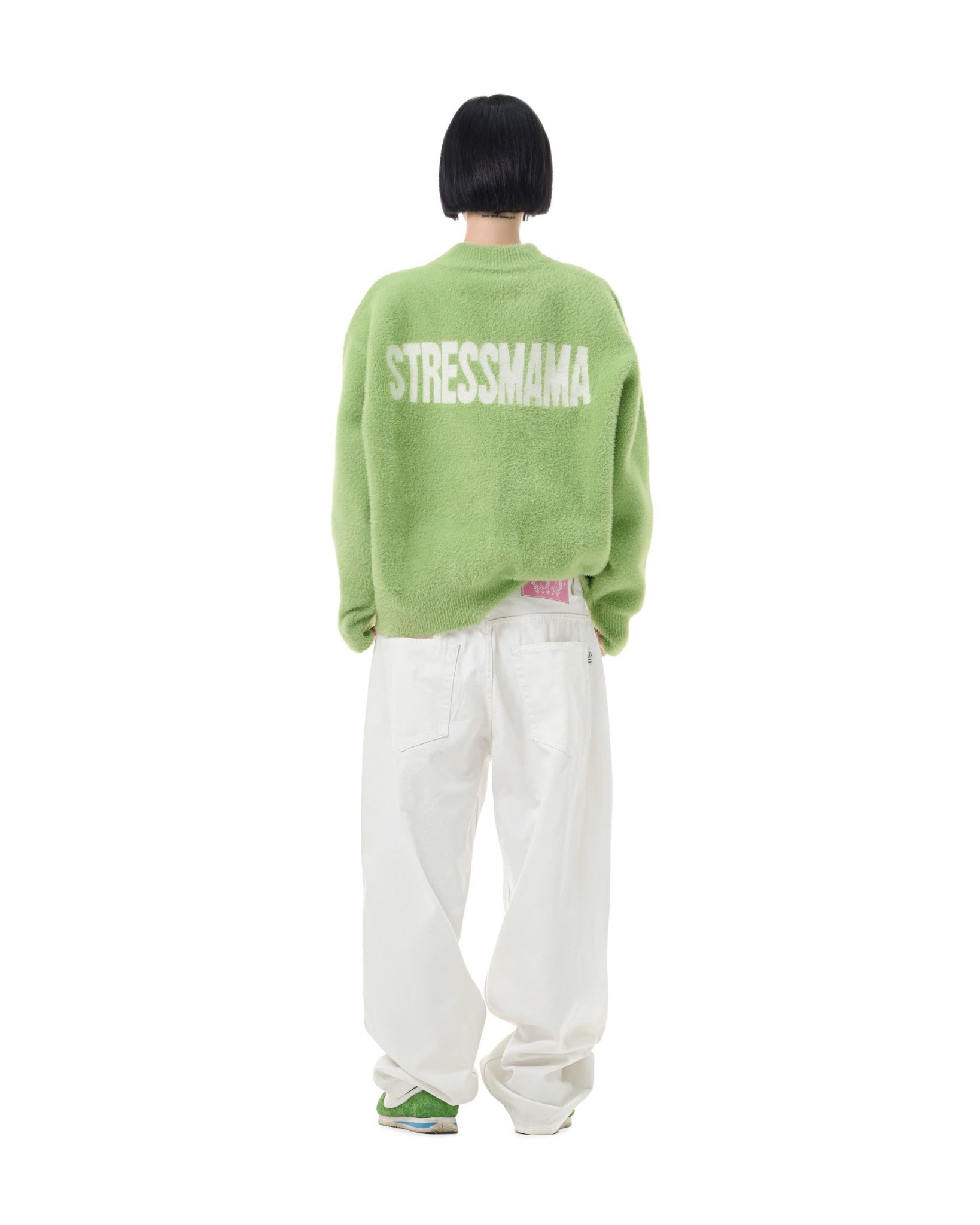 FW25 KNIT SWEATER - GREEN