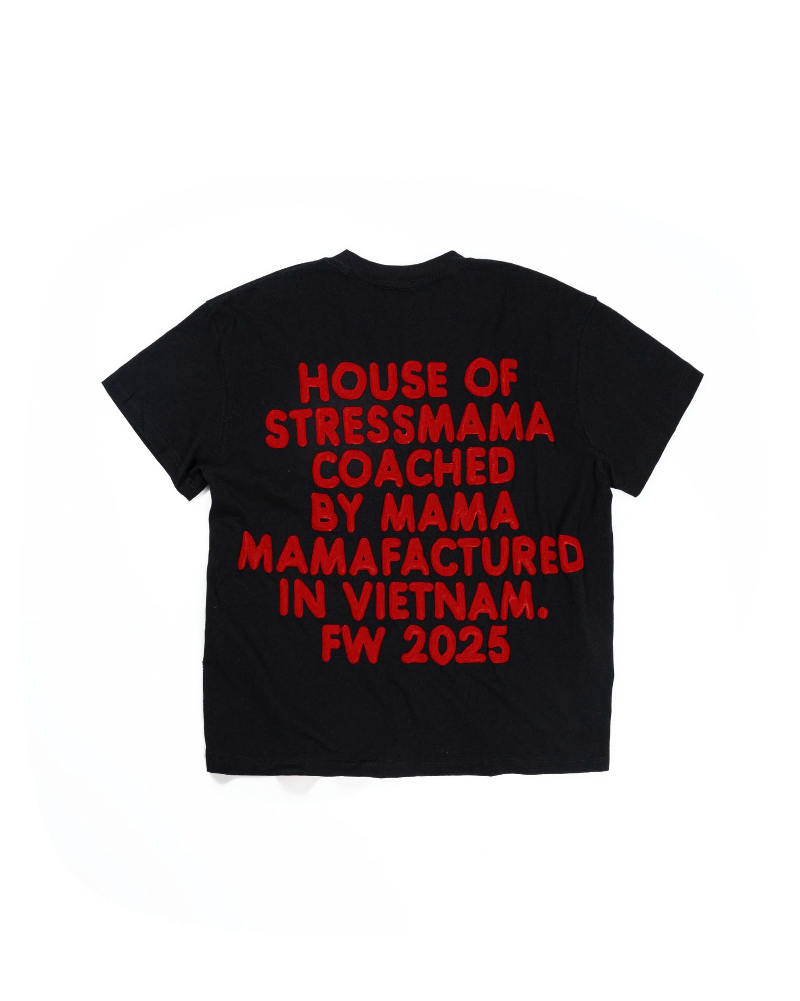FW25 TEXT T-SHIRT - BLACK