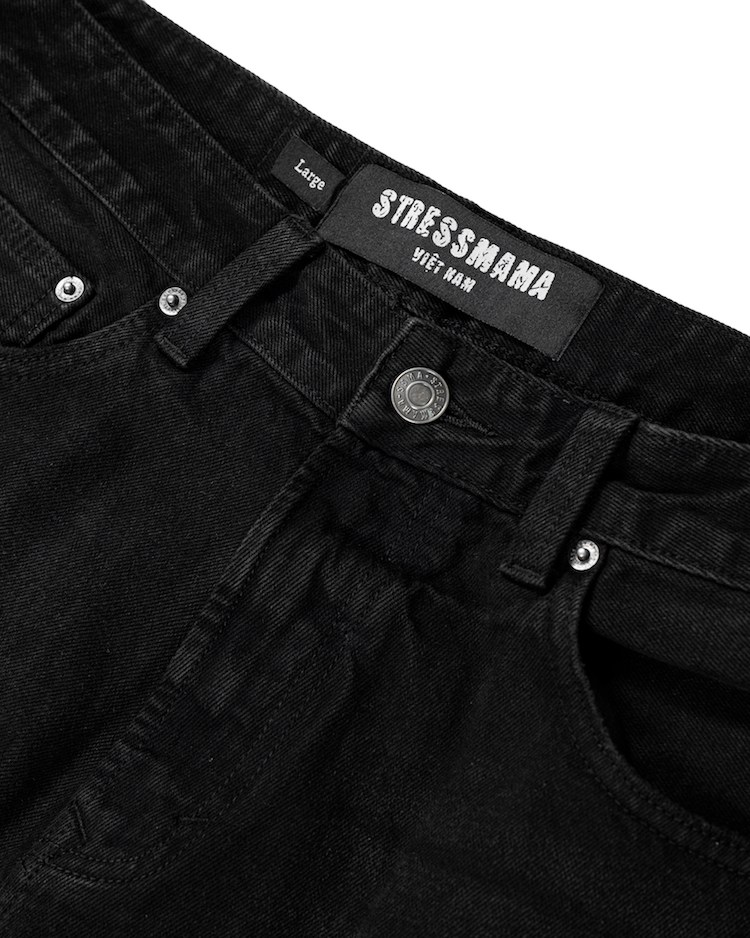 FW25 BAGGY JEANS - BLACK
