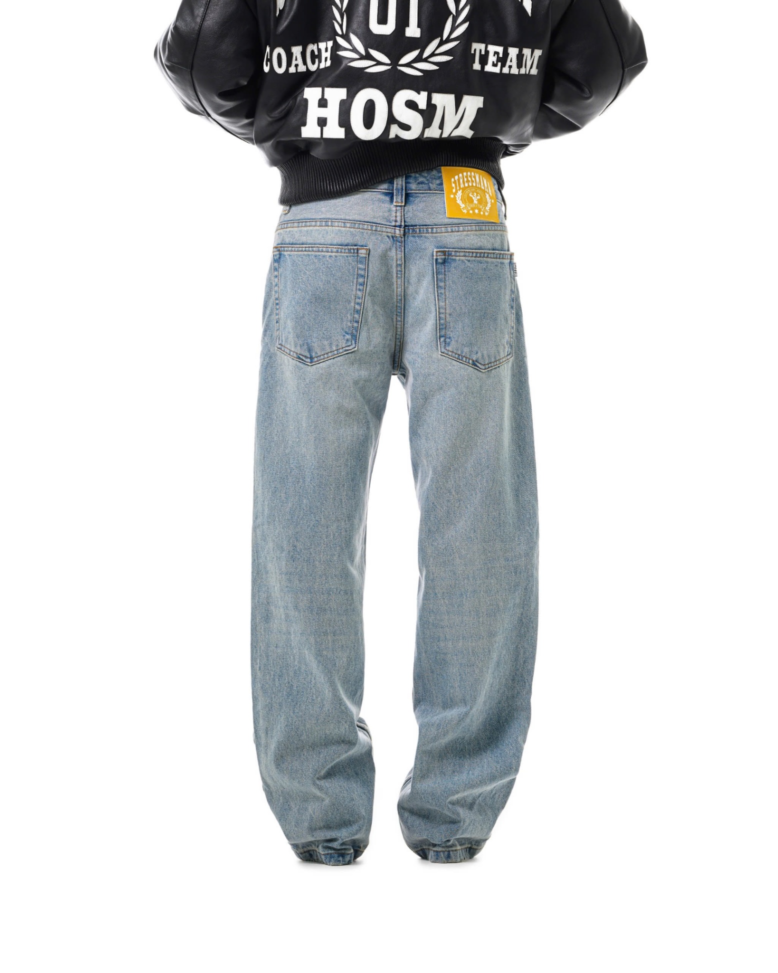 FW25 PAINT SPLATTER JEANS - BLUE