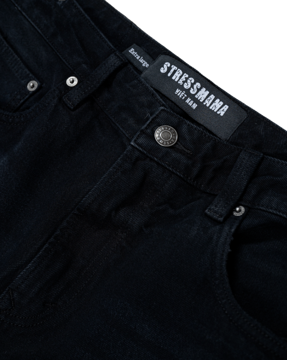 FW25 LOOSE FIT JEANS - BLACK