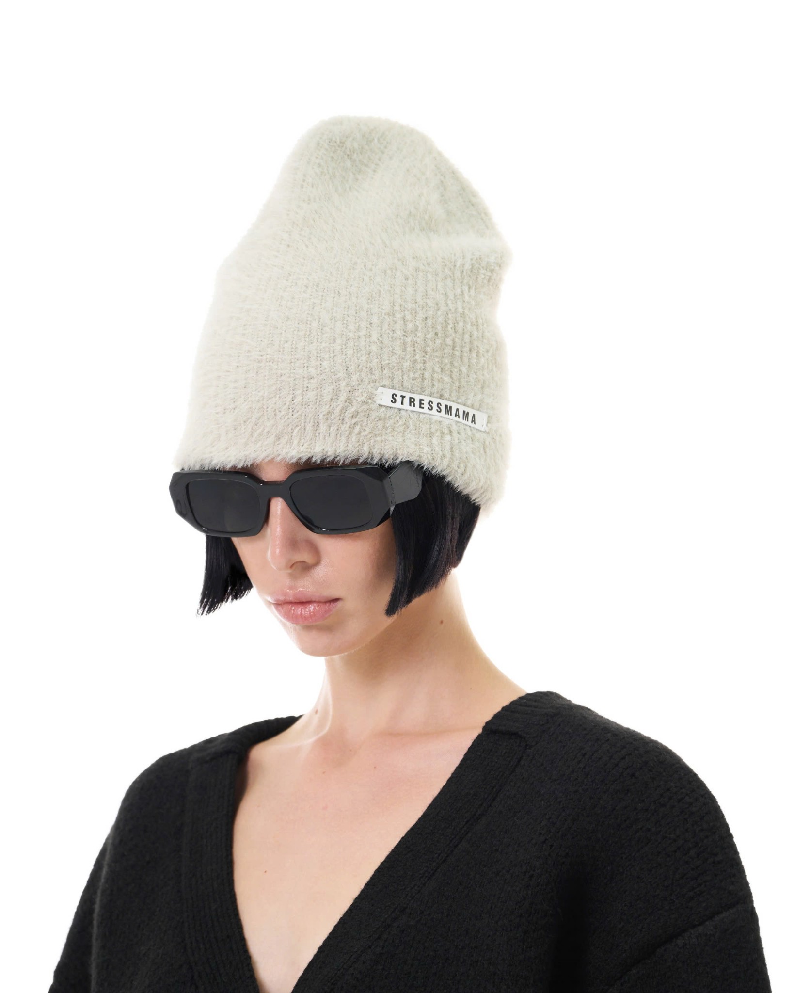 FW25 KNIT BEANIE HAT - GRAY
