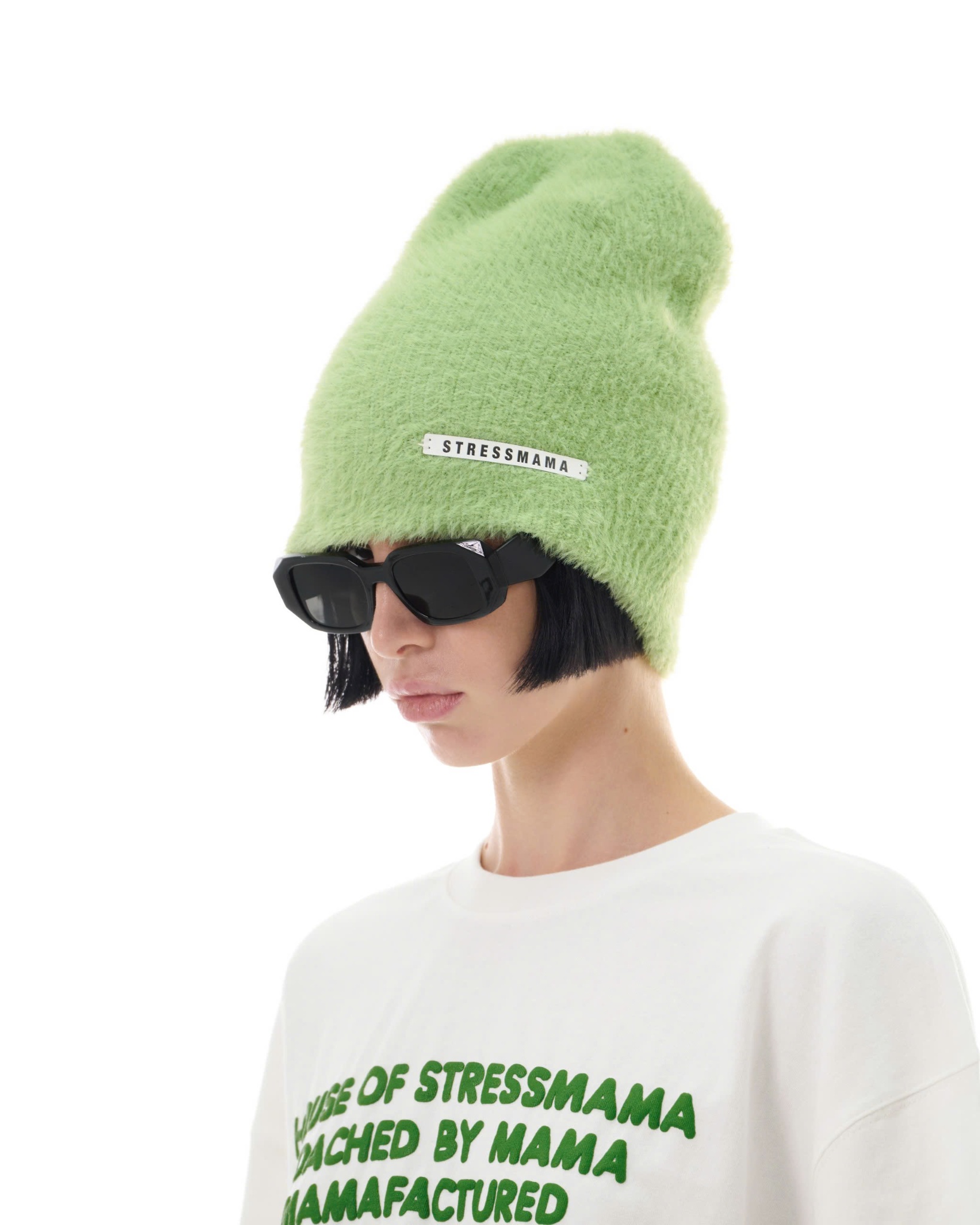 FW25 KNIT BEANIE HAT - GREEN