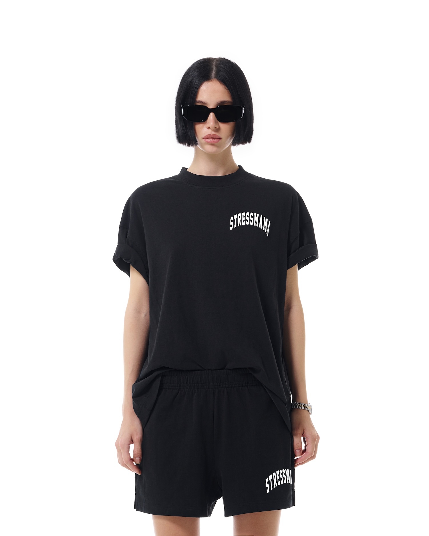 SSMA SPORTS SHORTS - BLACK